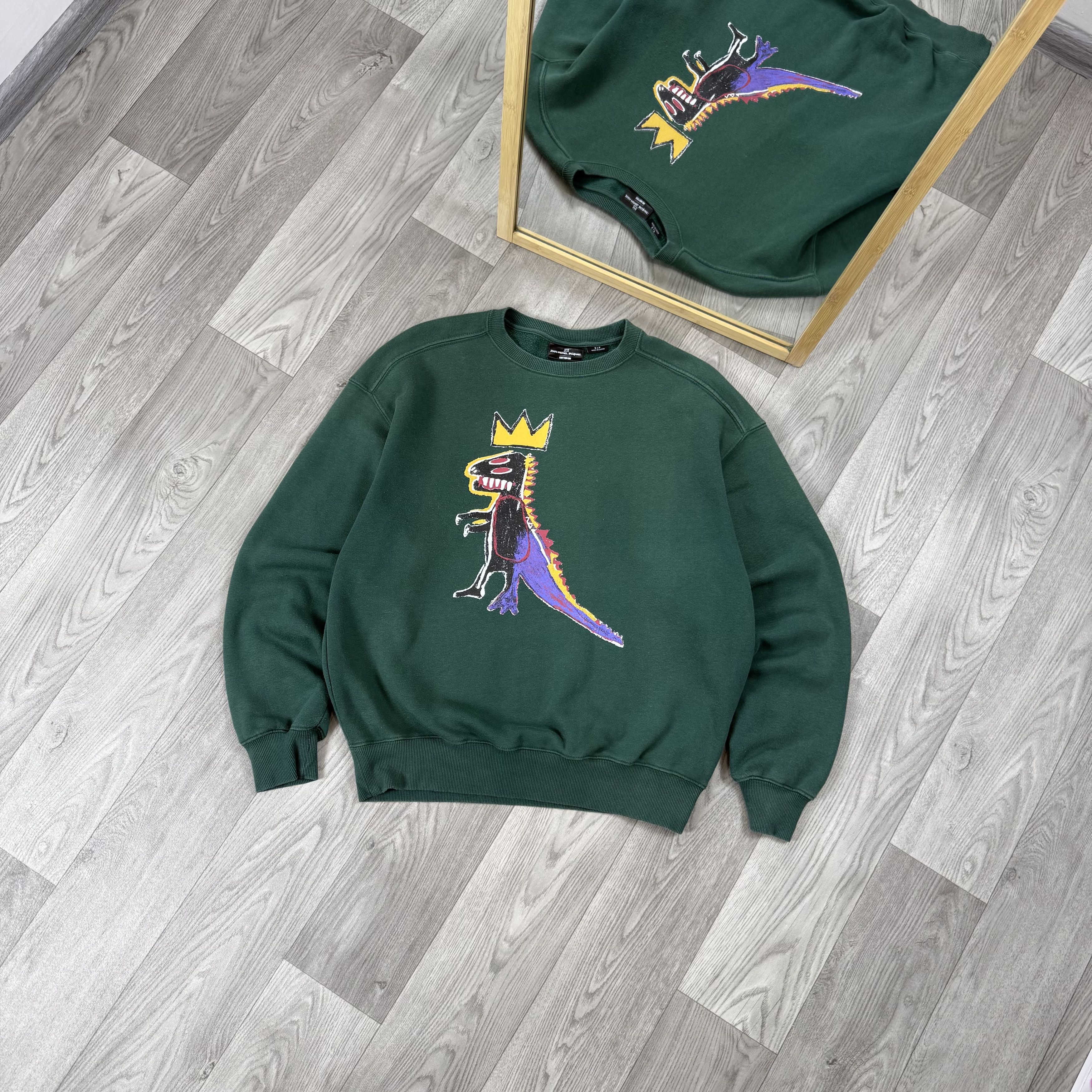 Jean-Michel Basquiat Jean-Michel Basquiat Graphic Dino Crewneck Sweatshirt Size US S / EU 44-46 / 1 - 1 Thumbnail