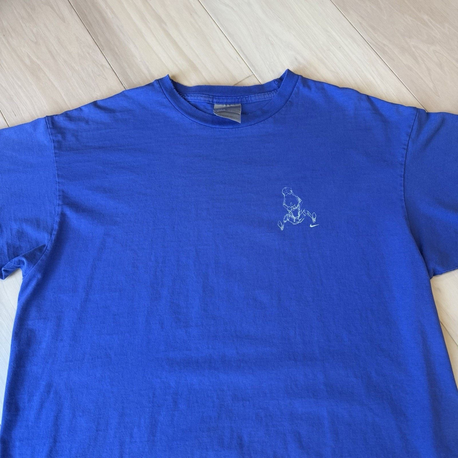 Nike Vintage Nike Shox Shirt Large Blue Made in USA Streetwear Size US L / EU 52-54 / 3 - 3 Thumbnail