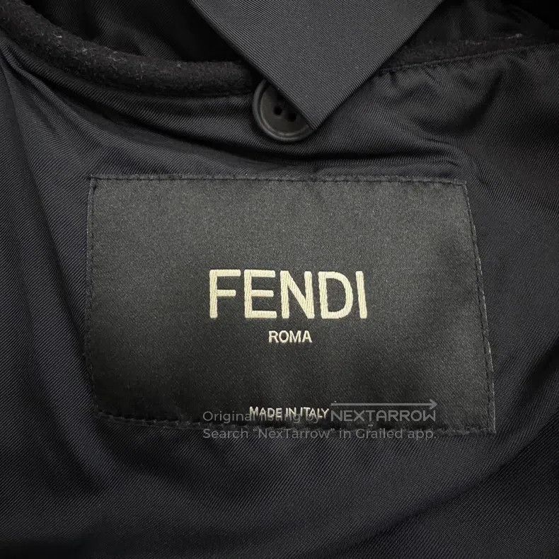Fendi Fendi Leather and Fur Integrated Jacket Size US M / EU 48-50 / 2 - 2 Thumbnail