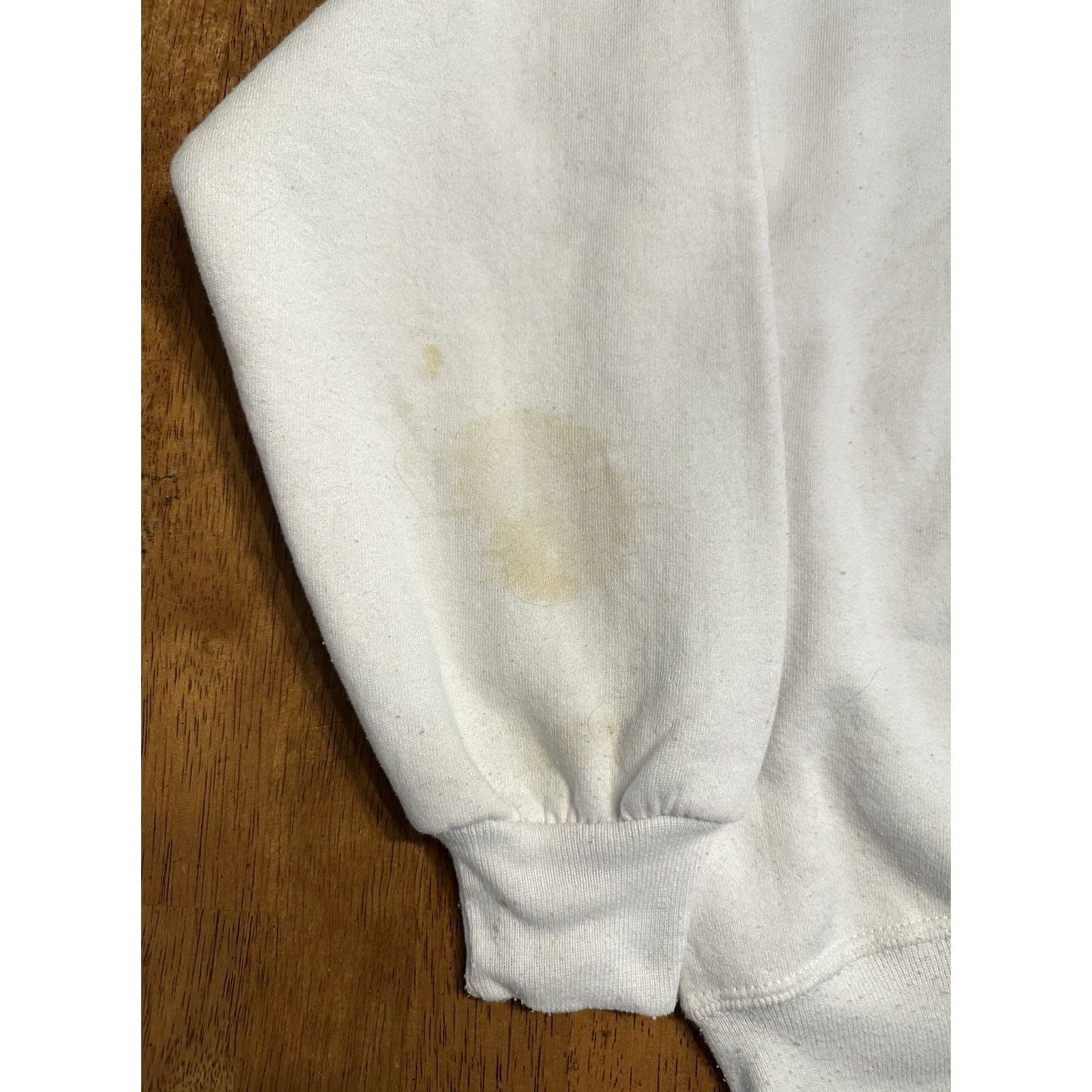 Jerzees VINTAGE Sally’s Apizza Sweatshirt 1988 Original CT 50th Anniversary Fits M White Size US M / EU 48-50 / 2 - 6 Thumbnail
