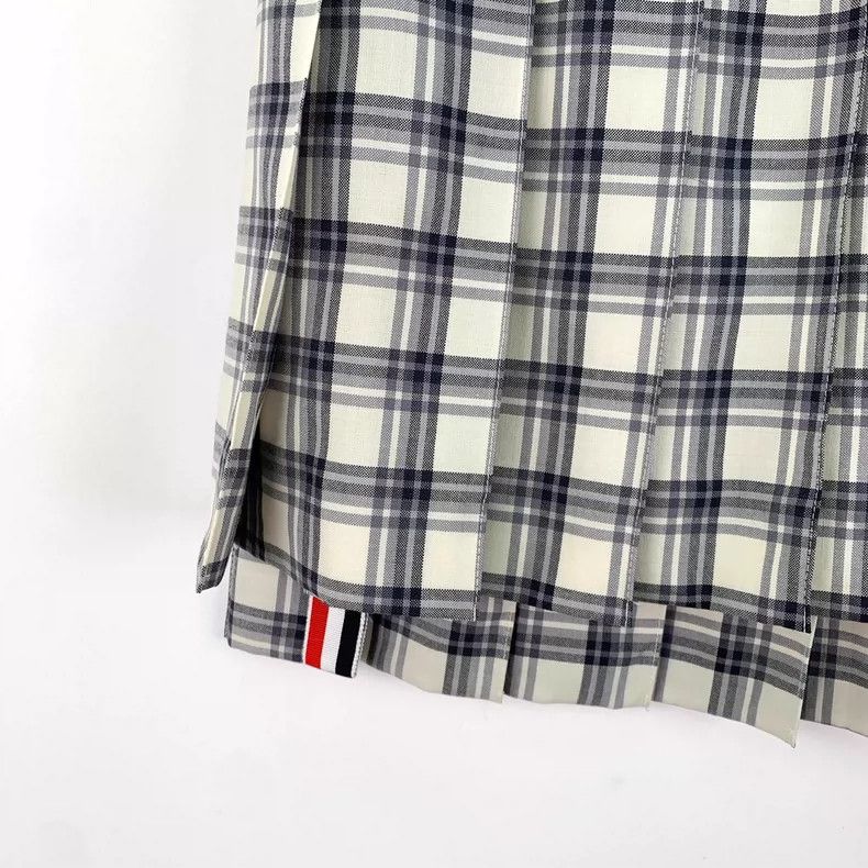 Thom Browne Thom Browne Color patch wool pleated skirt Size 25" / US 0 / IT 36 - 4 Thumbnail