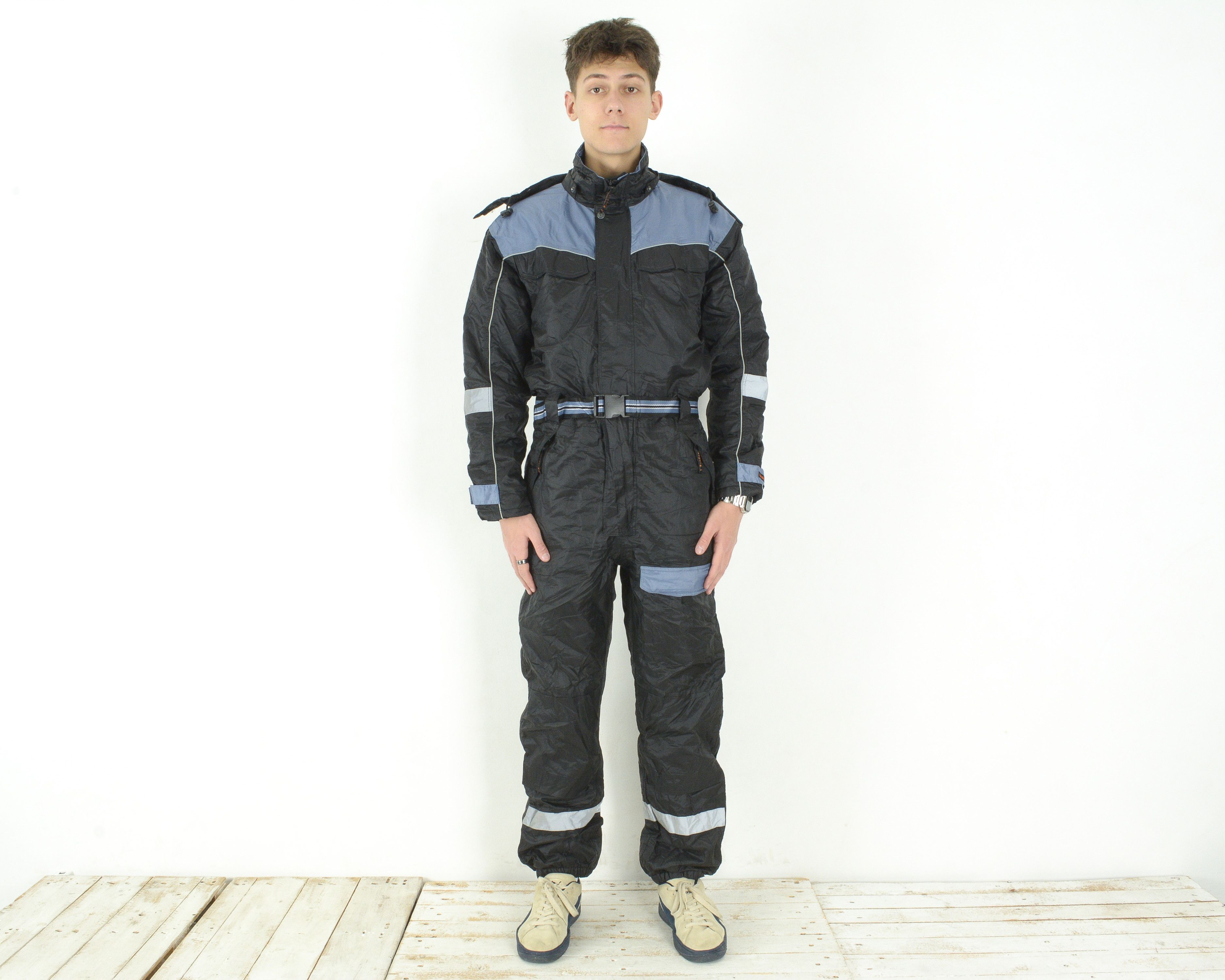 Vintage L. BRADOR Workwear S Insulated Jumpsuit Boilersuit Overalls Size US 32 / EU 48 - 1 Thumbnail