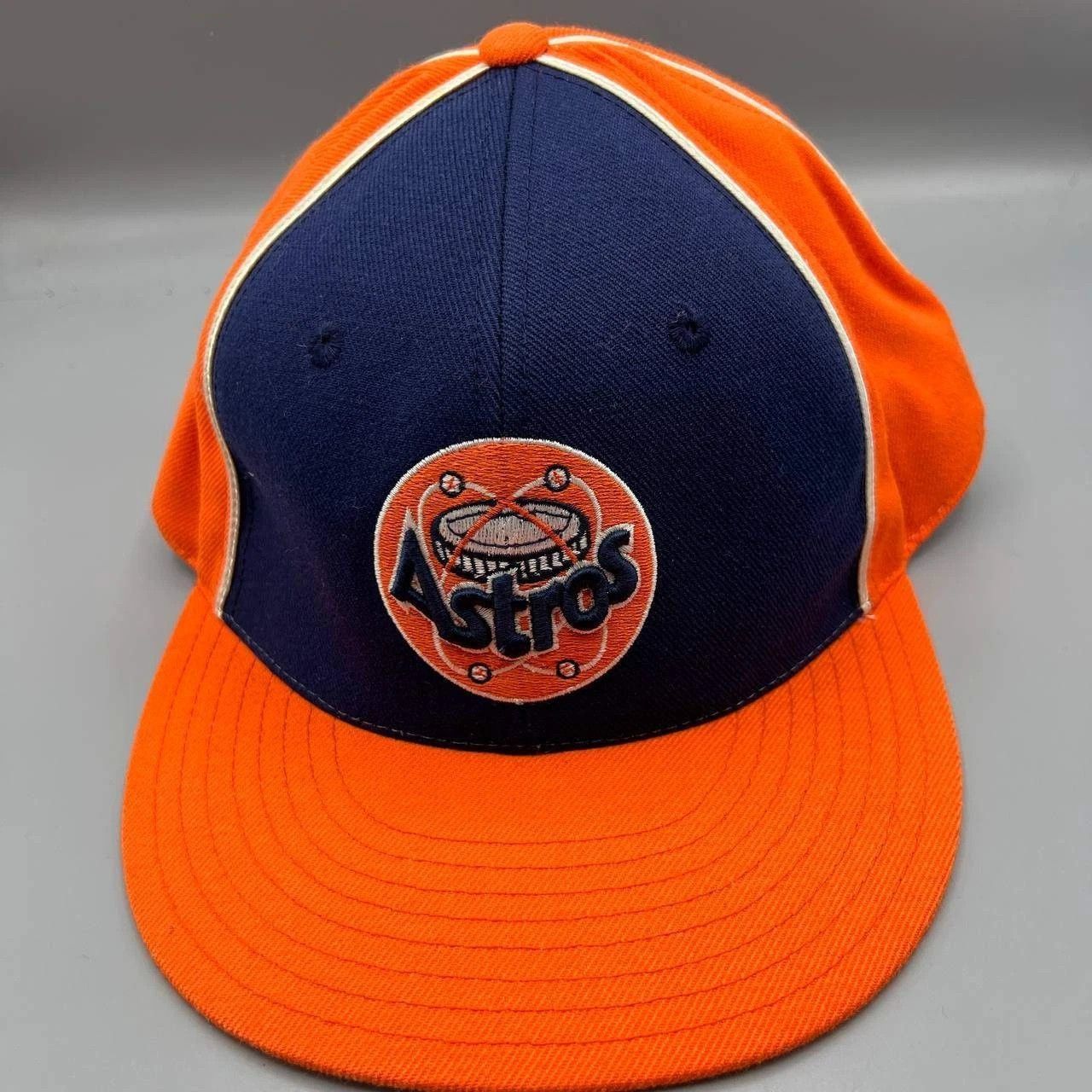 American Needle Houston Astros Hat Men 8 Orange Embroidered Fitted Cap Size ONE SIZE - 1 Thumbnail