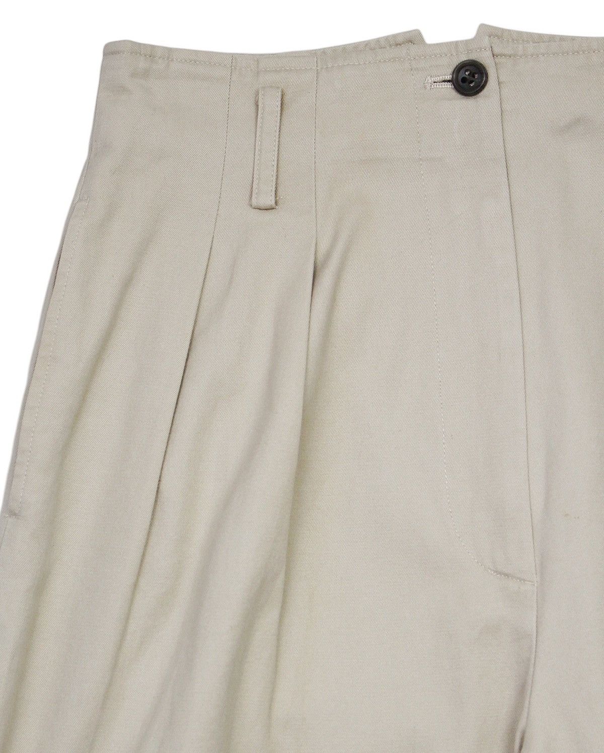 Margaret Howell × Vintage 2000S MARGARET HOWELL WIDE TAPERED COTTON TROUSERS Size 25" / US 0 / IT 36 - 3 Thumbnail