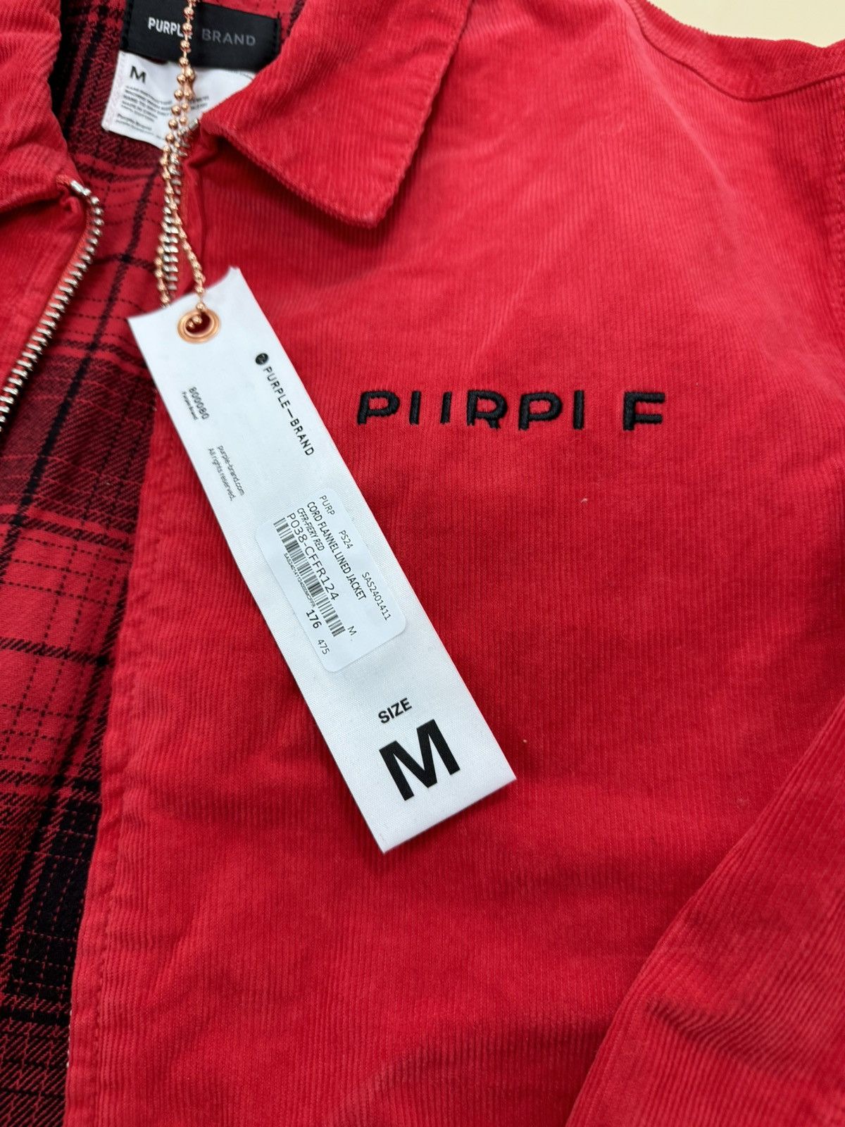 Purple Brand Purple Brand Red Jacket Flannel Size US M / EU 48-50 / 2 - 2 Thumbnail