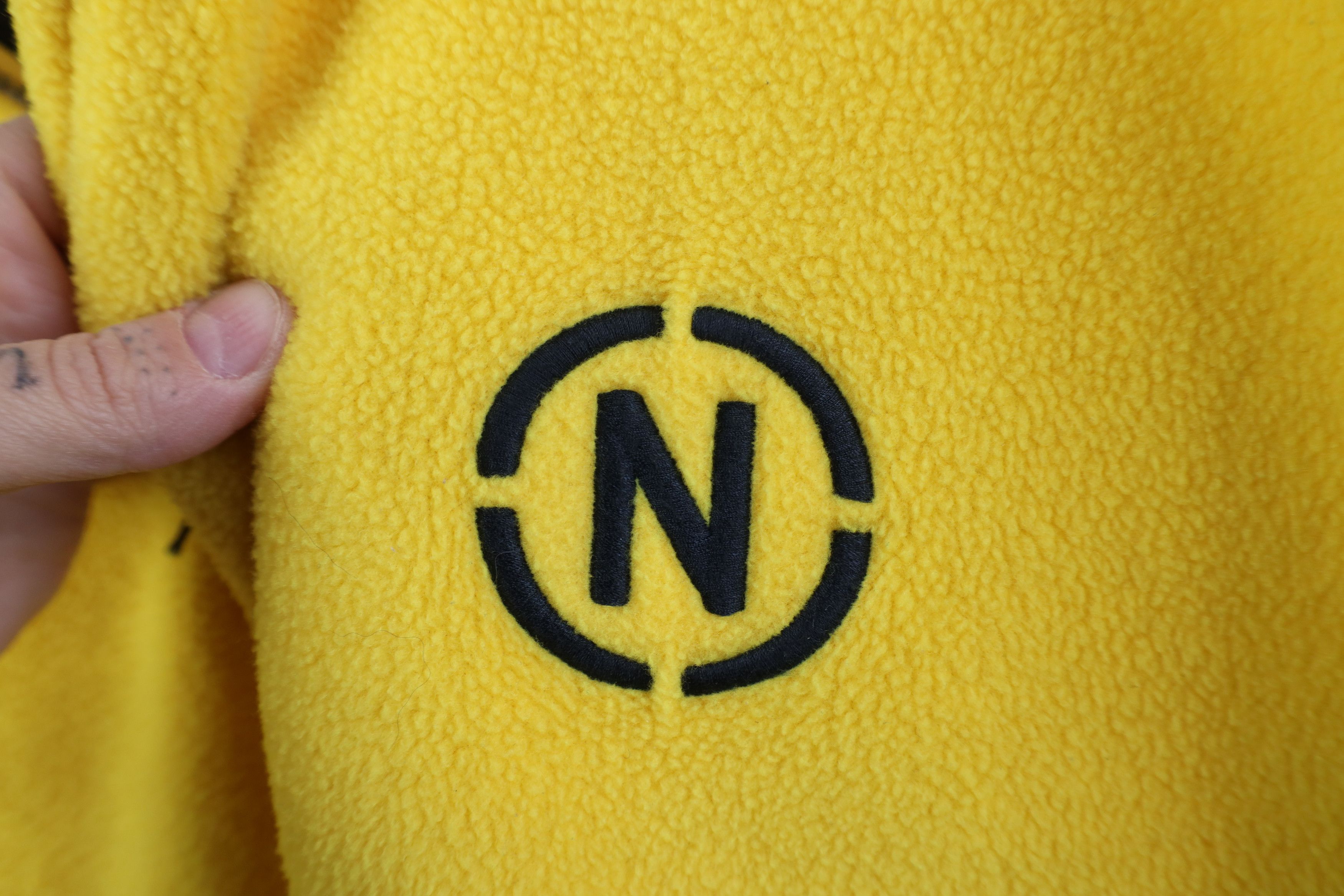 Nautica Vintage 90s Nautica Baggy Half Zip Fleece Pullover Sweater Size US L / EU 52-54 / 3 - 5 Thumbnail