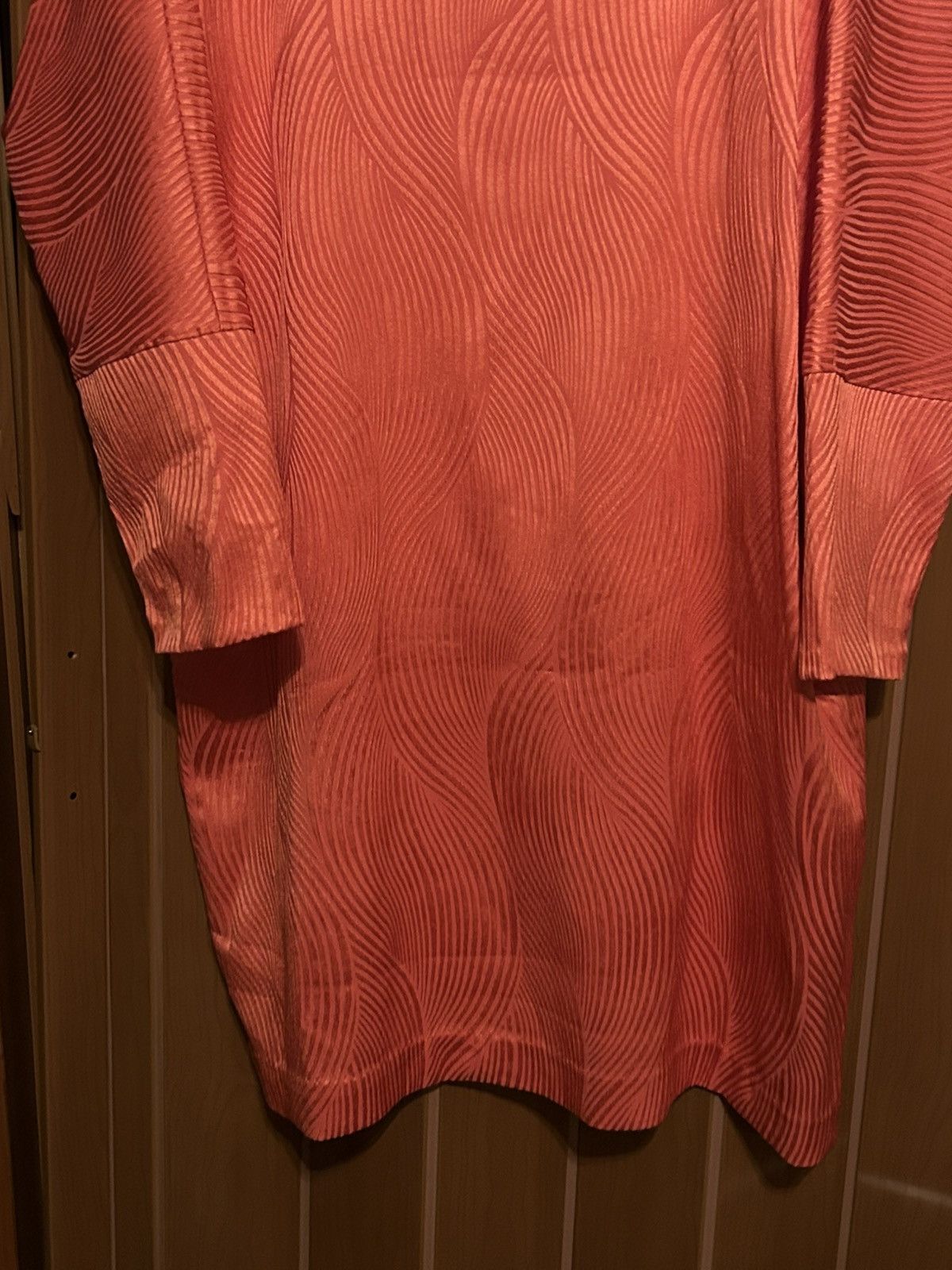 Other Natori Scroll Jacquard Dress WITH POCKETS Coral Size XL / US 12-14 / IT 48-50 - 7 Thumbnail