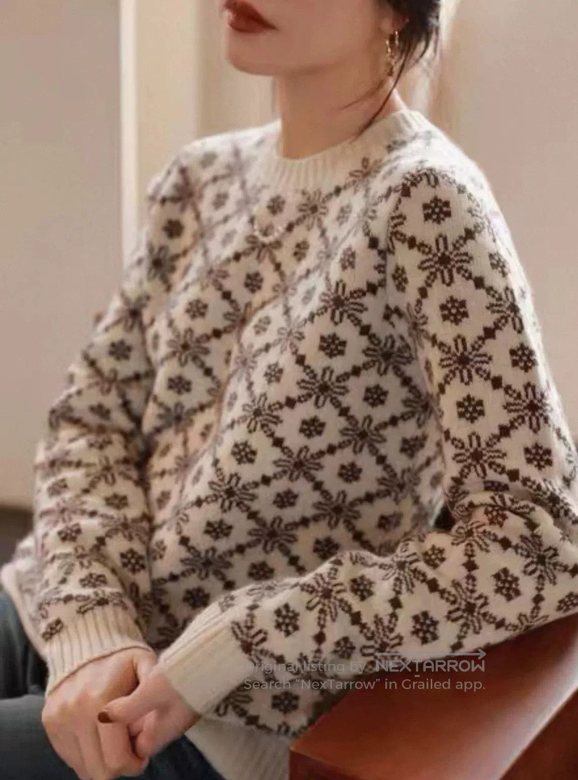 Chanel Chanel Snowflake Cashmere Sweater. Size XXS / US 00 / IT 34 - 1 Thumbnail