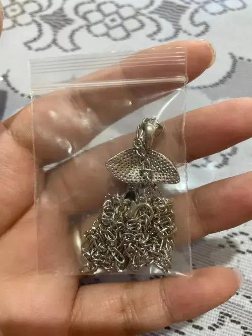 Designer × Jewelry Eye Ball Cry Chain Silver Grunge Punk Art Psychedelic🔥🔥🔥 Size ONE SIZE - 4 Thumbnail