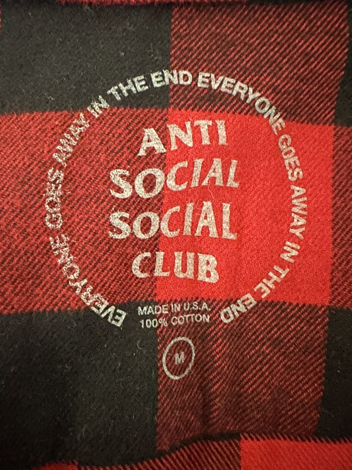 Anti social social club flannel