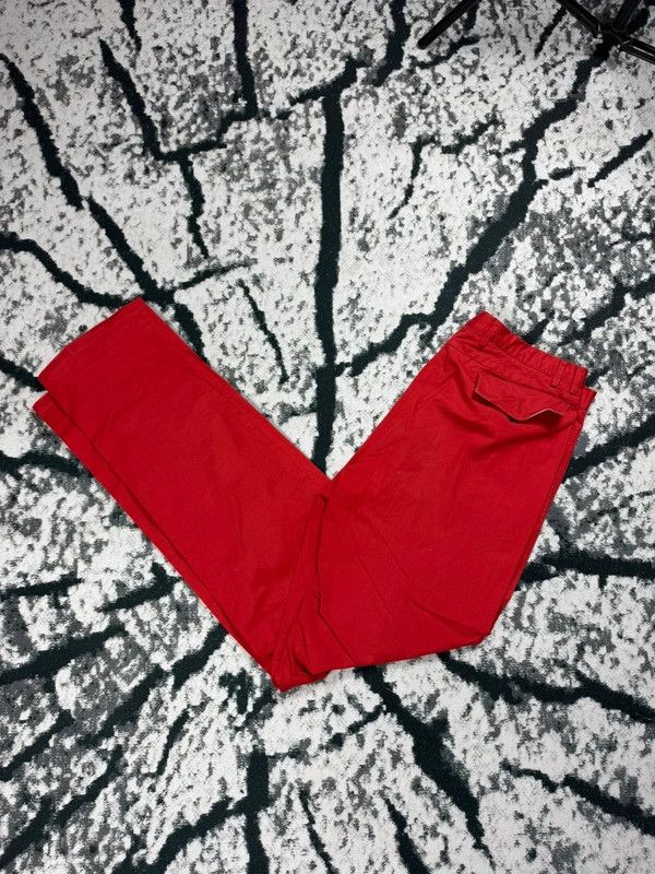 Jil Sander Jil Sander red chino pants 50 M by raf simons Size US 34 / EU 50 - 1 Thumbnail