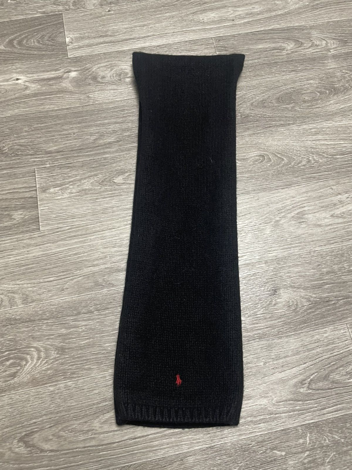 Polo Ralph Lauren Vintage Polo Ralph Lauren Black Scarf Size ONE SIZE - 4 Thumbnail