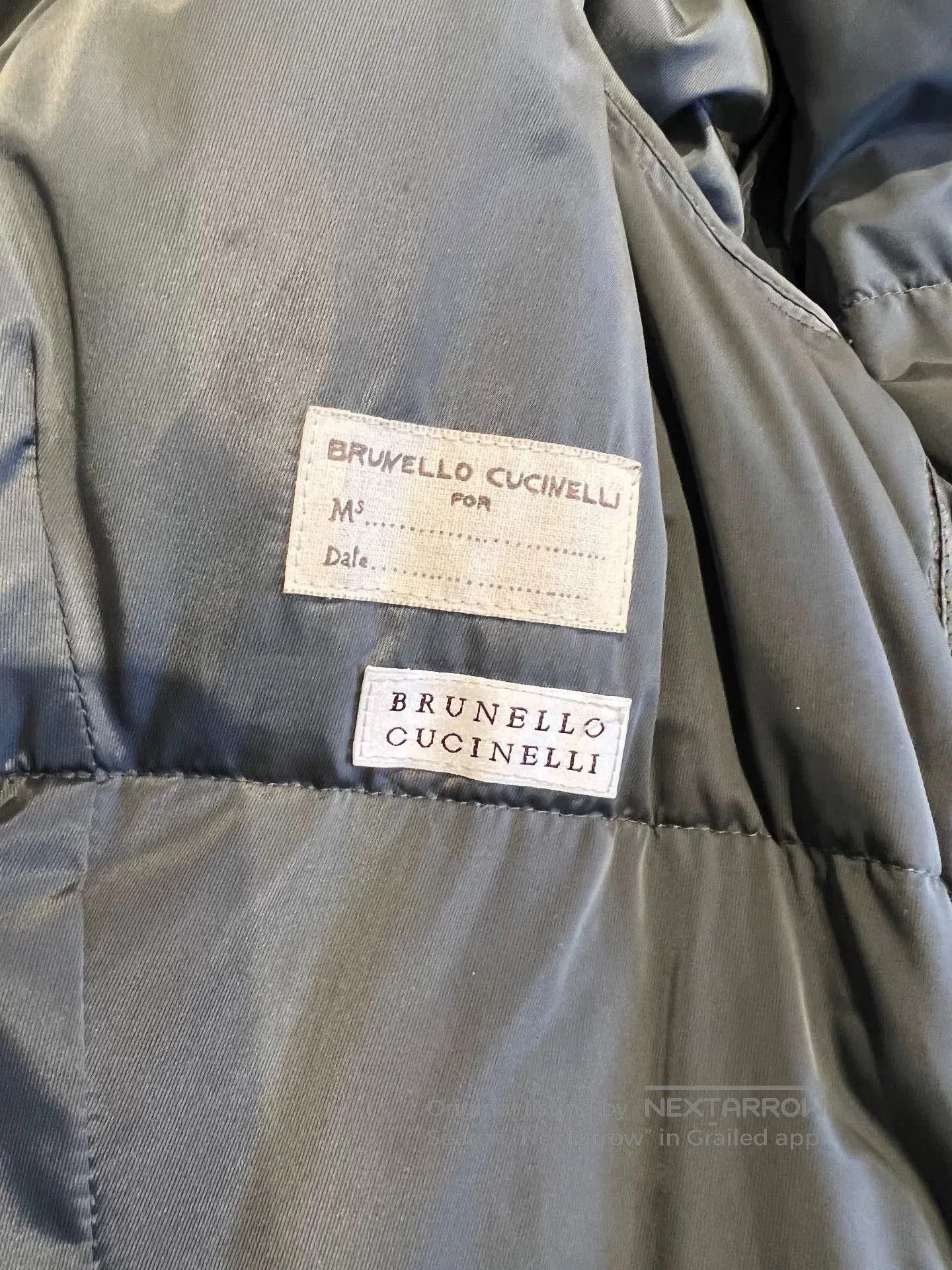 Brunello Cucinelli Brunello Cucinelli Patchwork Down Coat. Size US M / EU 48-50 / 2 - 4 Thumbnail