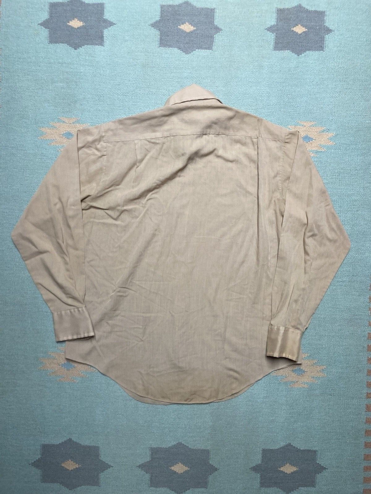Vintage Vintag 70s button shirt Kmart dagger collar sanforized large Size US L / EU 52-54 / 3 - 7 Thumbnail