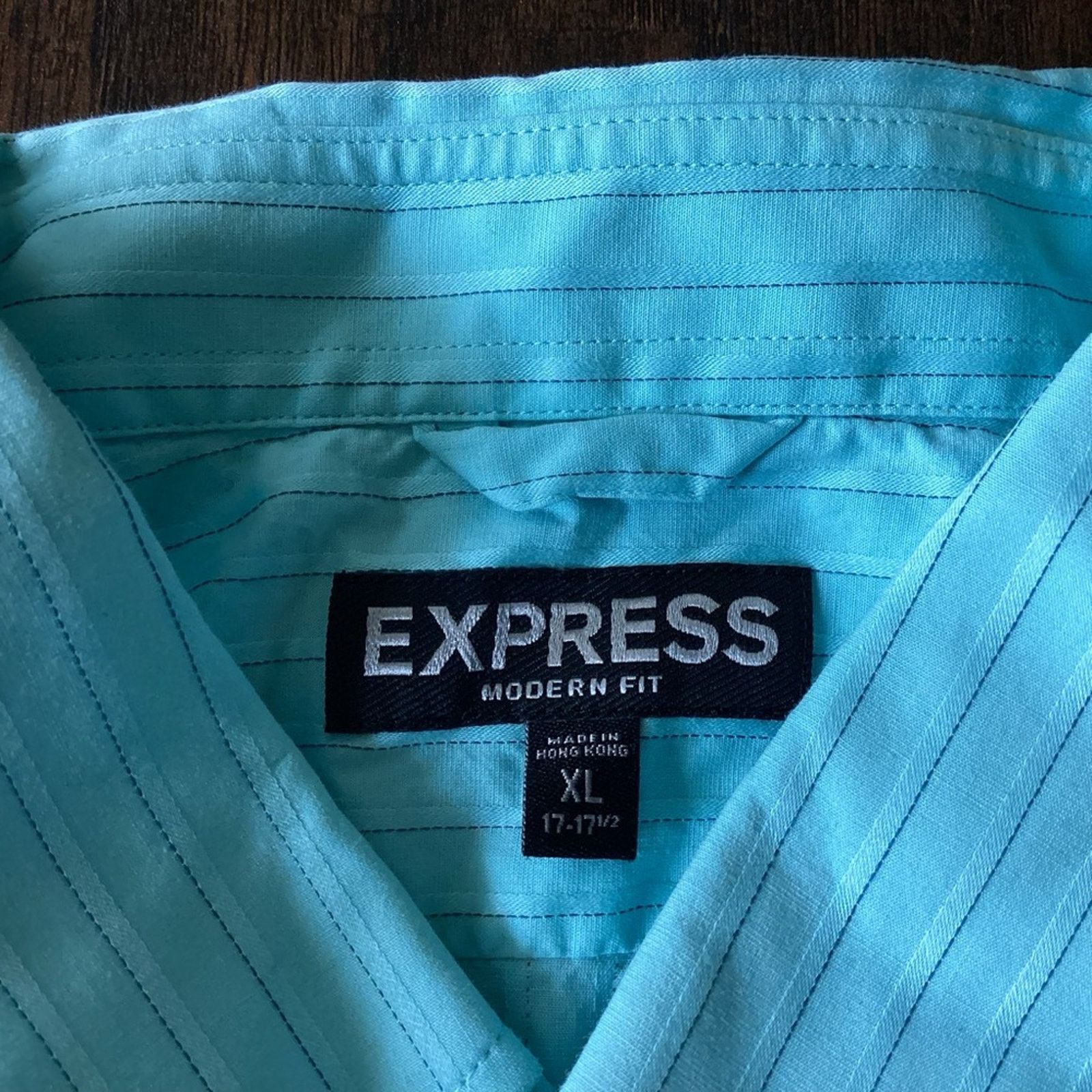 Express Express Modern Fit Button Down Shirt Size US XL / EU 56 / 4 - 3 Thumbnail