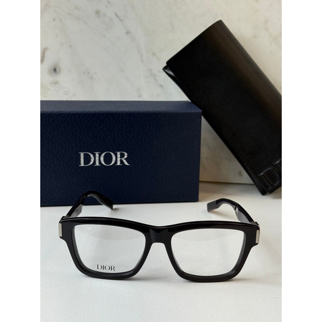 Dior NEW Dior CDIconO S1I Unisex Eyeglasses Frames in Black Size ONE SIZE - 6 Thumbnail