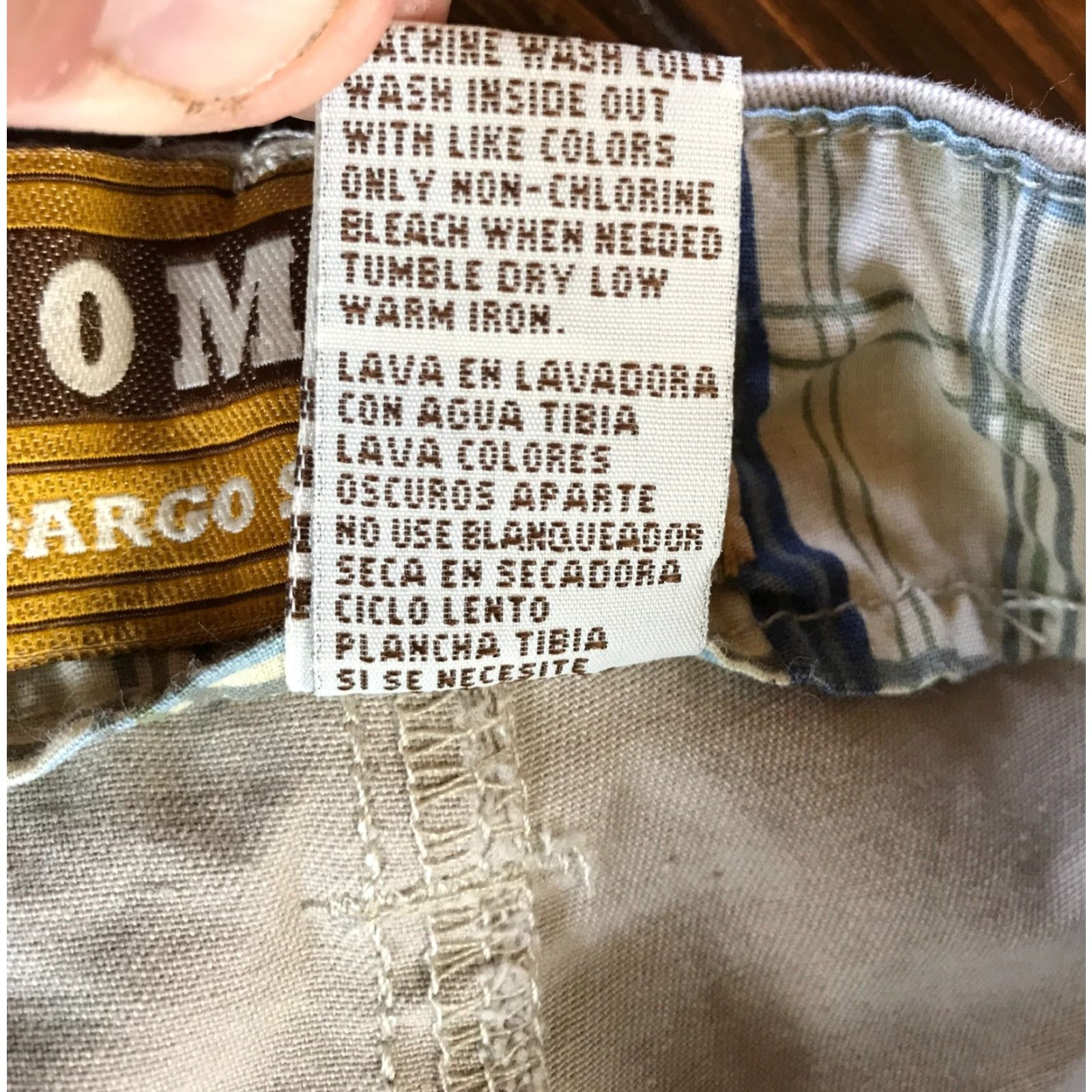 Vintage Domani Shorts Men 38 Cargo Pockets Tan Brown Cotton Regular Inseam 10 in Size US 38 / EU 54 - 6 Thumbnail