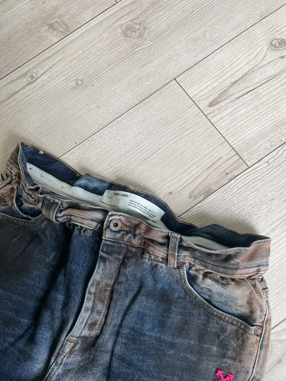 Off-White Off-White Oil-washed denim pants Size US 34 / EU 50 - 7 Thumbnail