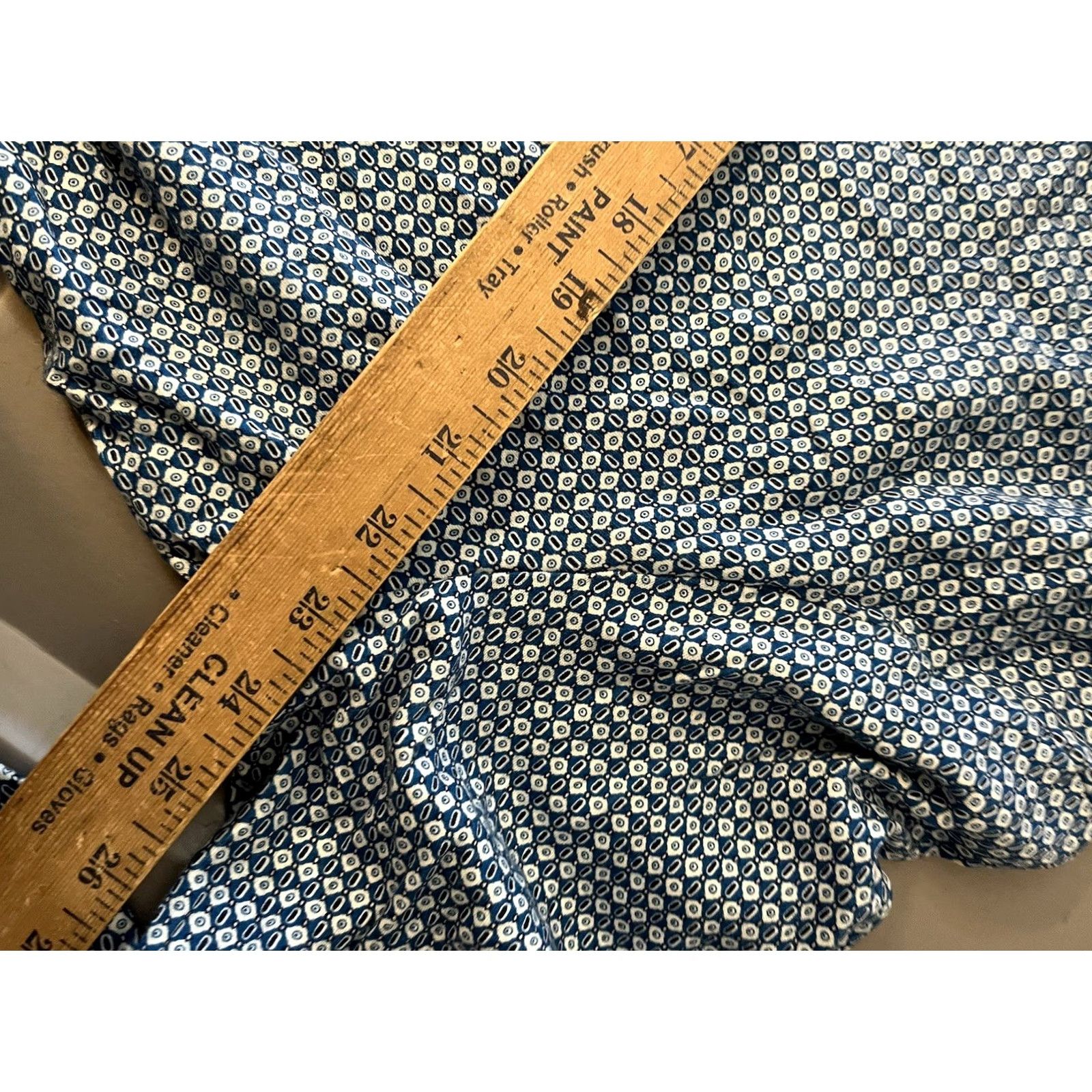 Croft & Barrow Croft & Barrow Knit Top 3X Blue Geo Print Mock Neck Long Sleeve Pullover Women Plus Size Fashion Shirt Size XXL / US 16-18 / IT 52-54 - 5 Thumbnail