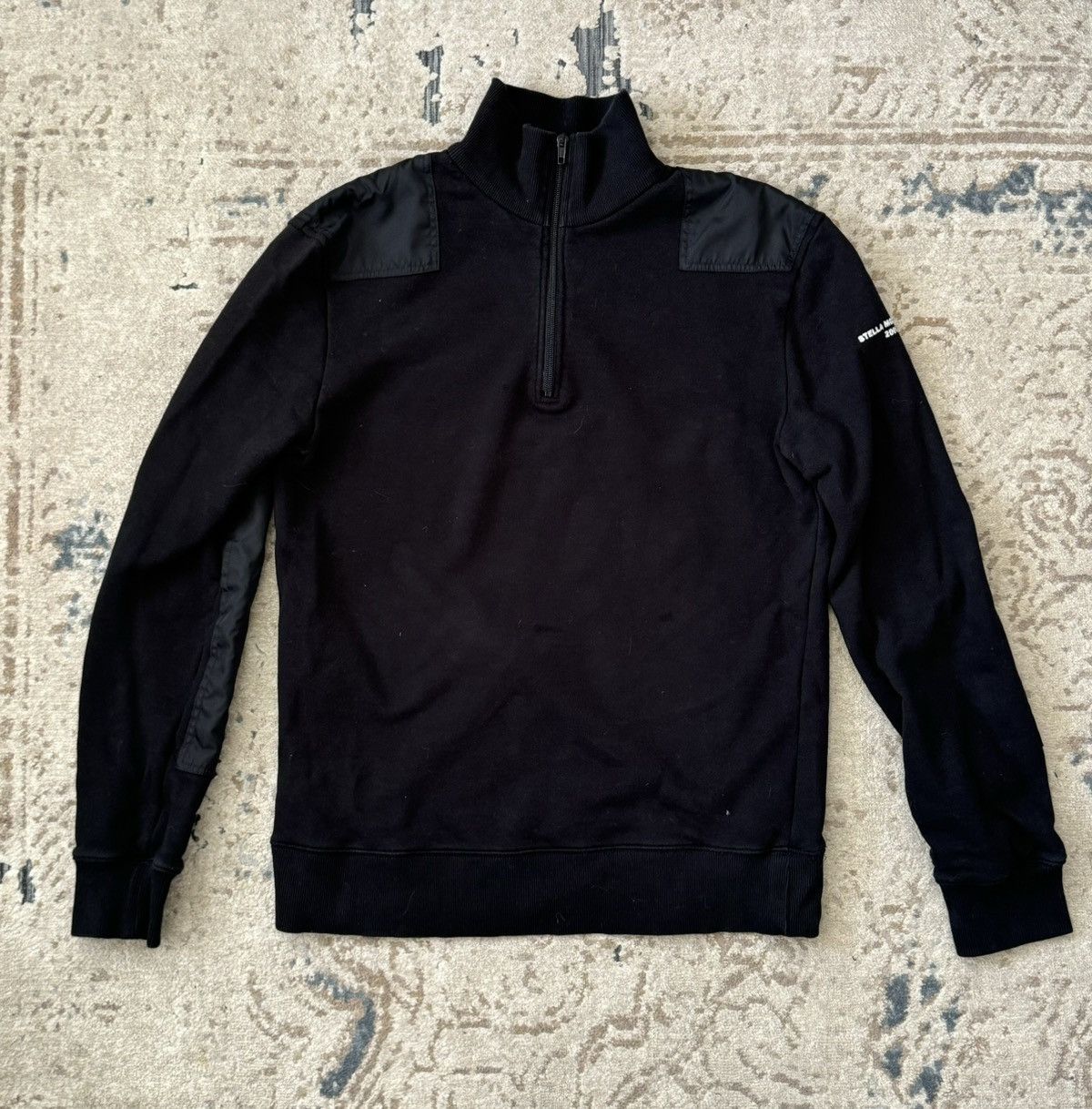 Stella McCartney Stella McCartney Black lona Military Turtleneck M Size US M / EU 48-50 / 2 - 2 Thumbnail