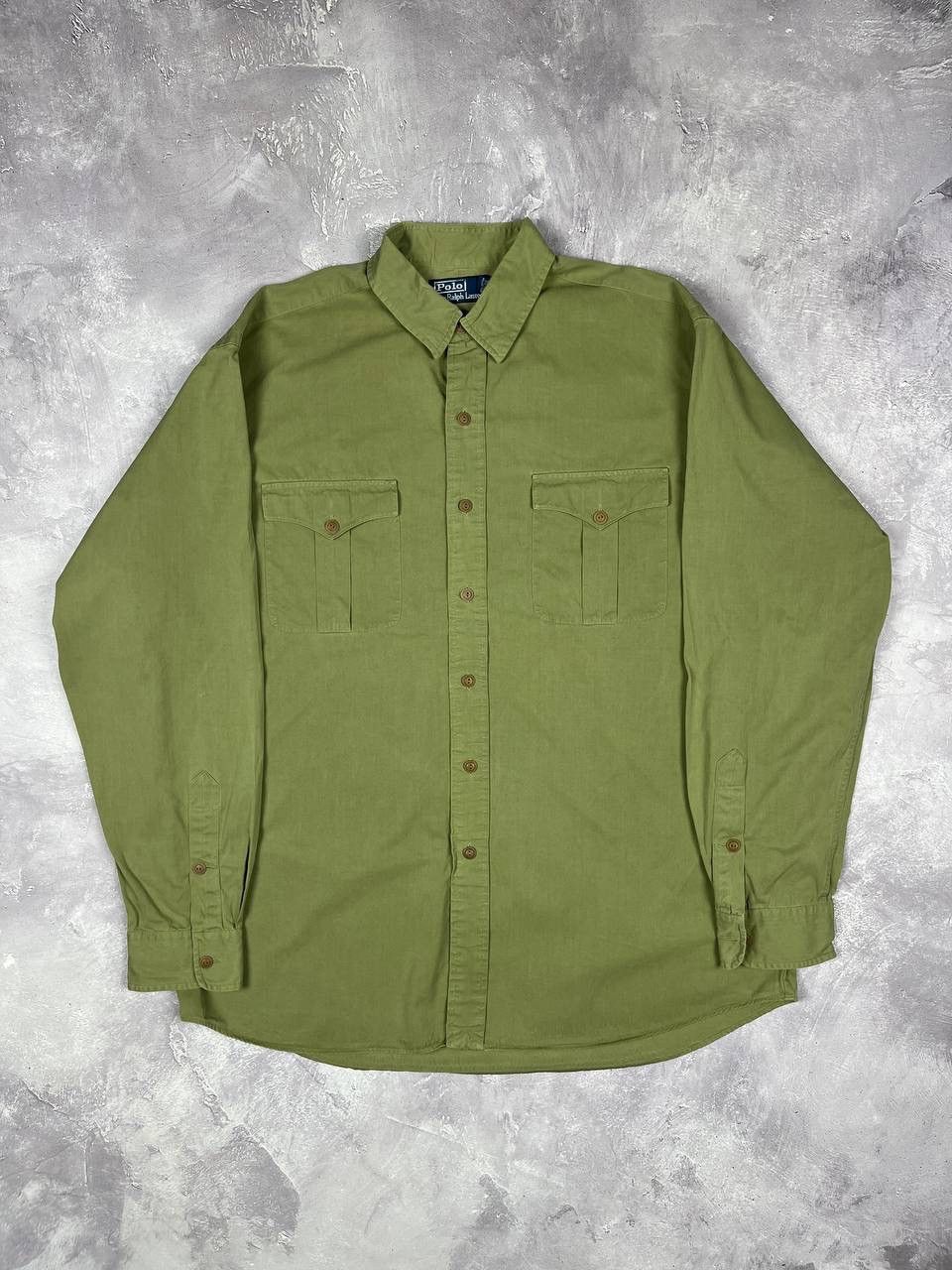 Polo Ralph Lauren Polo Ralph Lauren Green Button-Up Shirt Long Sleeve Size L Size US L / EU 52-54 / 3 - 1 Thumbnail