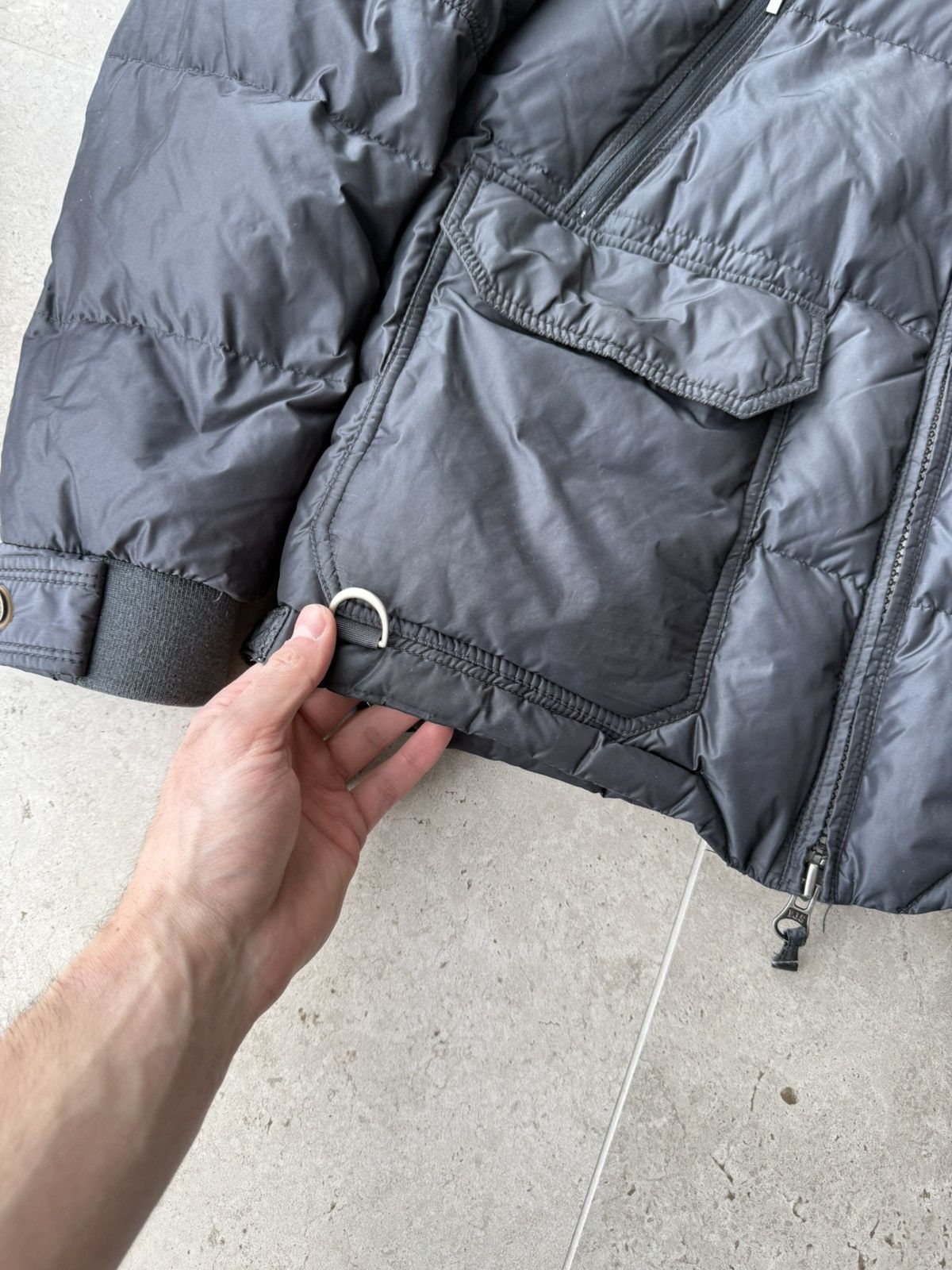 Parajumpers PARAJUMPERS PJS 895$ Down Navy Nylon Parka Jacket Size US M / EU 48-50 / 2 - 4 Thumbnail