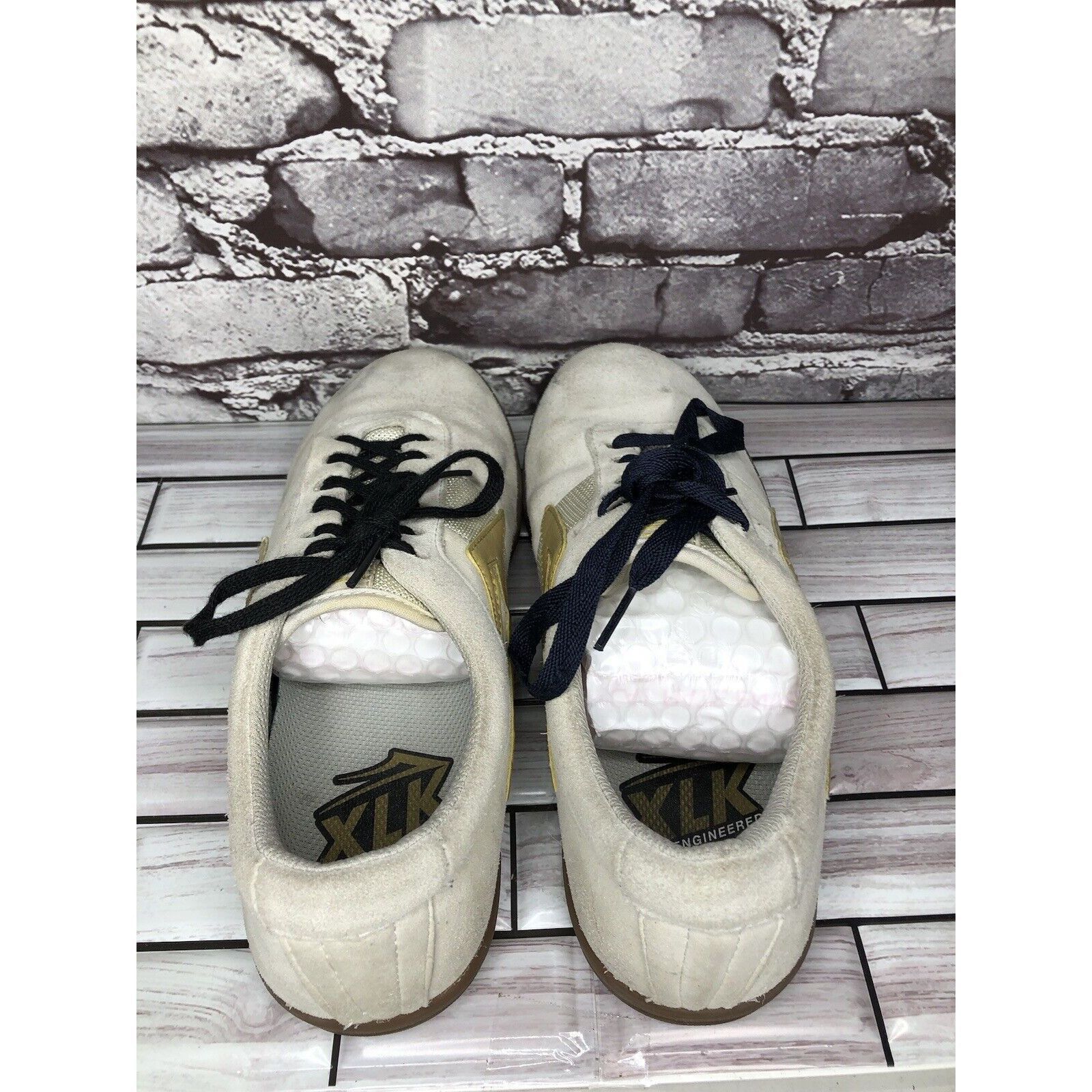 Lakai Lakai Cambridge Beige Suede Blue Tan Fabric Low Lace Up Snea Size US 11 / EU 44 - 5 Thumbnail