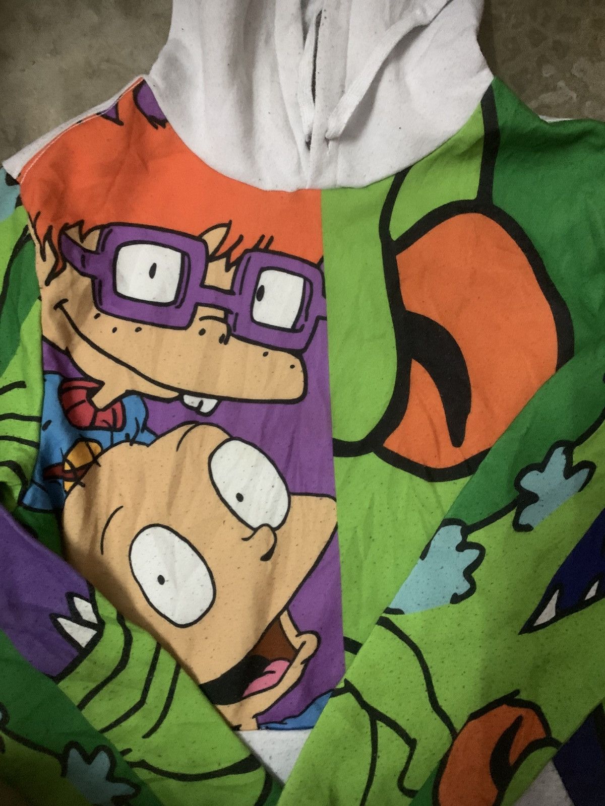 Cartoon Network × Nickelodeon Rugrats Cartoon Full Print Hoodies Size US S / EU 44-46 / 1 - 3 Thumbnail
