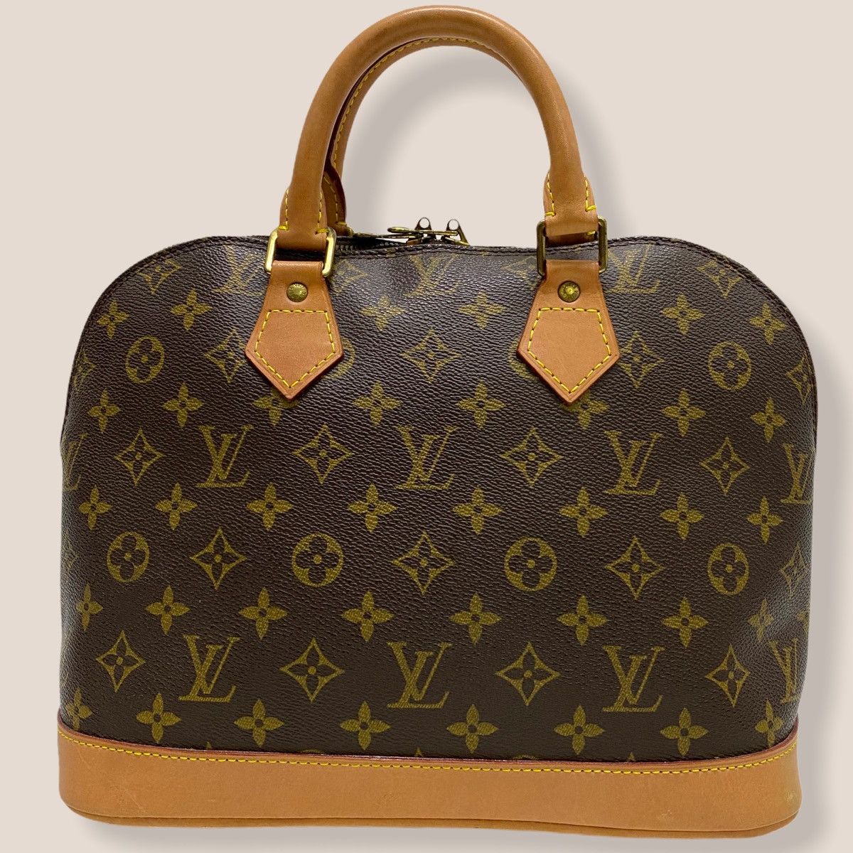 Louis Vuitton AUTH. LOUIS VUITTON MONOGRAM ALMA PM HANDBAG WITH LONG STRAP Size ONE SIZE - 3 Thumbnail