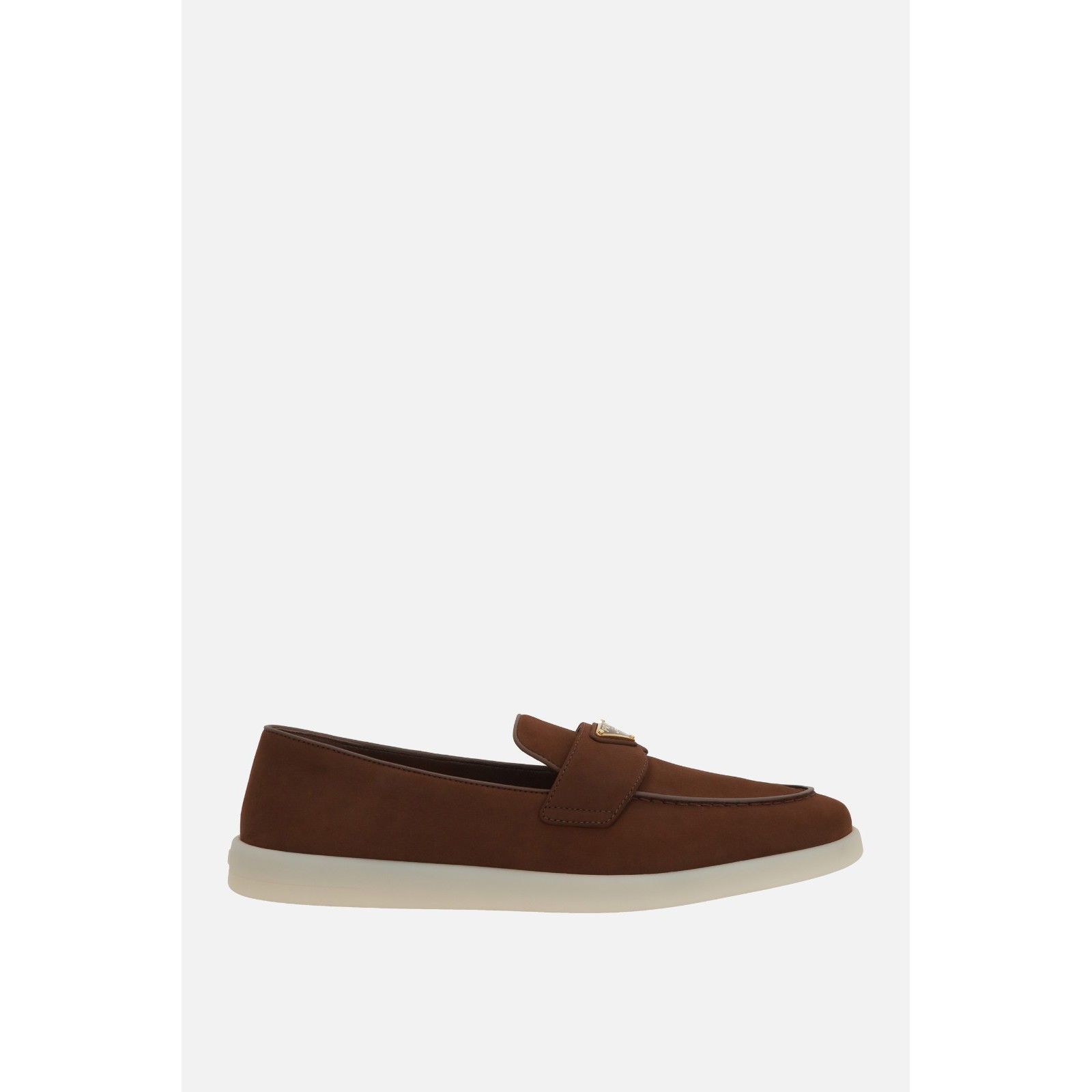 Prada PRADA $995 Tobacco Suede Loafers New & Authentic (Women's si