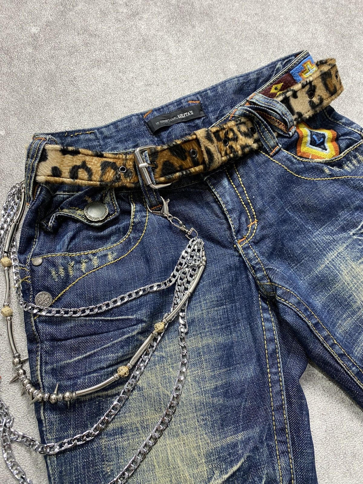 Tornado Mart 2000s Lolita Mudmax Fading Flare Jean Size US 30 / EU 46 - 5 Thumbnail