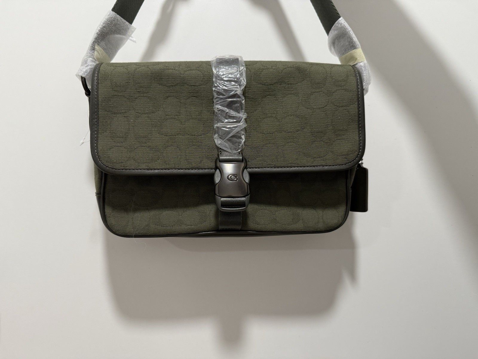 Coach Coach League Messenger Bag Monogram Canvas Jacquard Unisex Size ONE SIZE - 3 Thumbnail