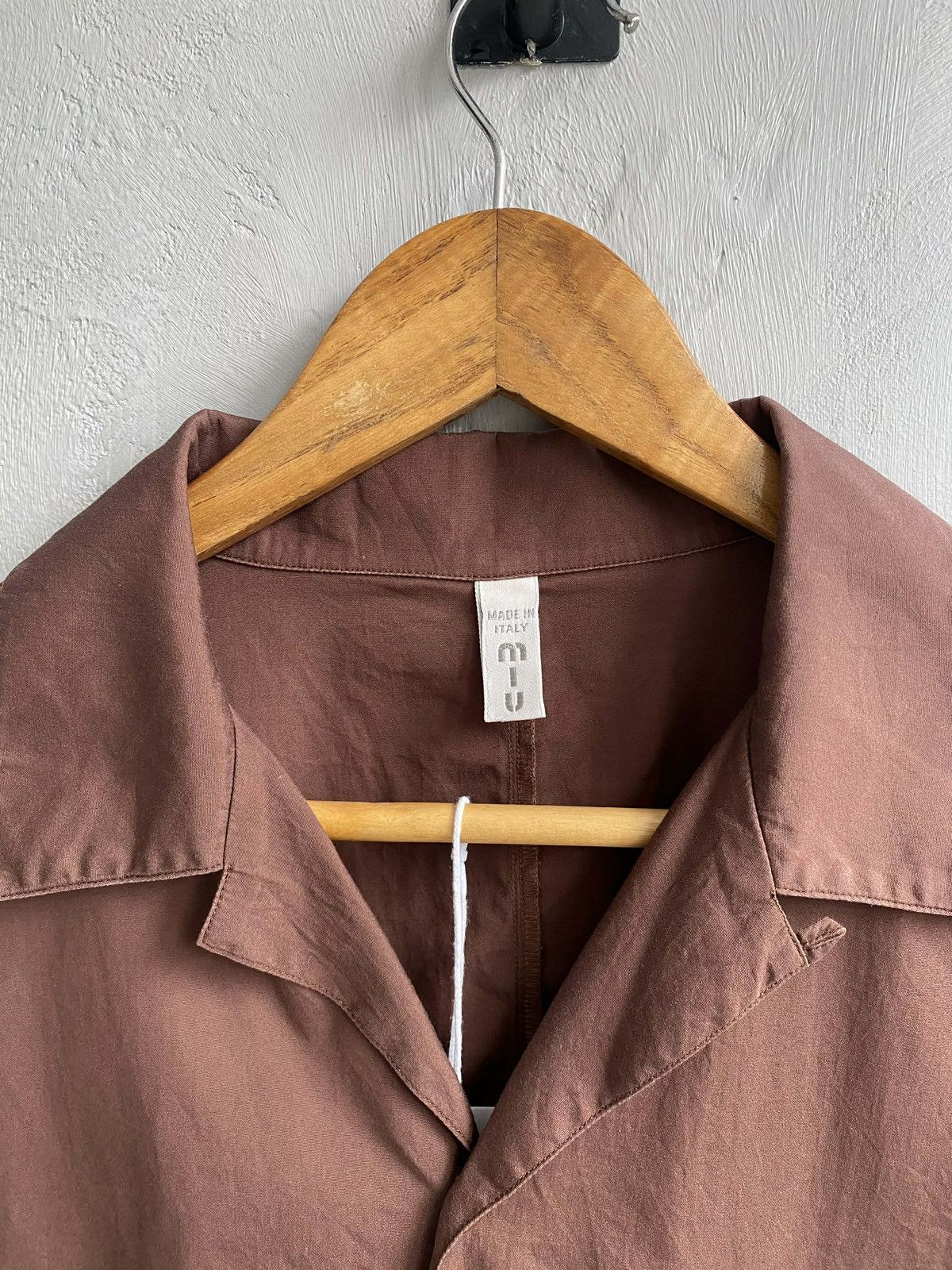 Miu Miu Miu Miu SS2000 camp collar button up shirt Size US M / EU 48-50 / 2 - 10 Thumbnail