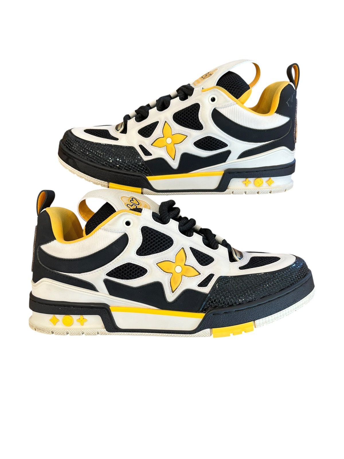 Louis Vuitton Louis Vuitton Skate Sneaker NYC Exclusive Black Yellow Size US 9.5 / EU 42-43 - 2 Thumbnail