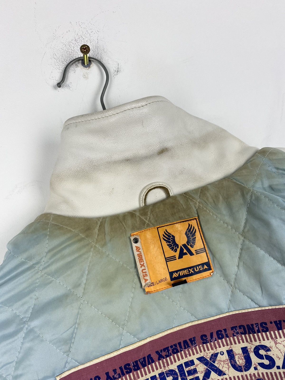 Avirex Vintage Avirex US Air Force Varsity Leather Jacket Size US XL / EU 56 / 4 - 24 Thumbnail