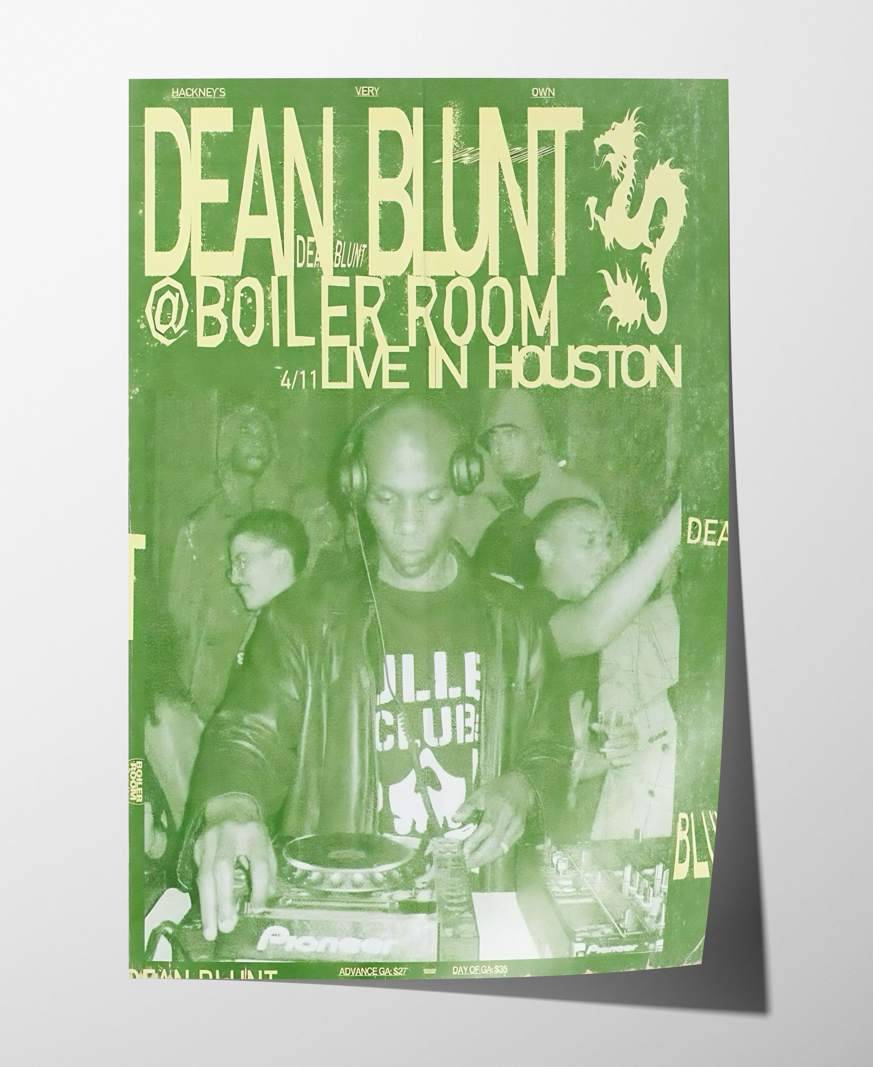 Band Tees Dean Blunt Poster Gift Vintage Merch Art Music Print Size ONE SIZE - 5 Thumbnail
