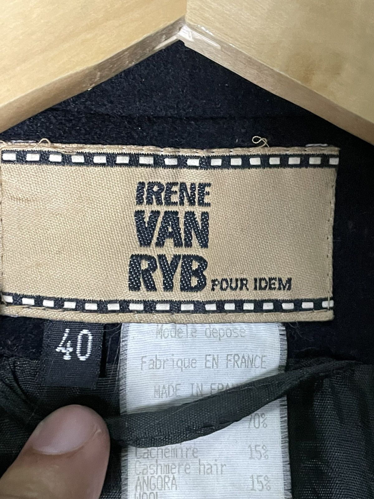 Designer × Vintage Irene Van Ryb x Vintage Wool Mid-length Dress (40) Size S / US 4 / IT 40 - 3 Thumbnail