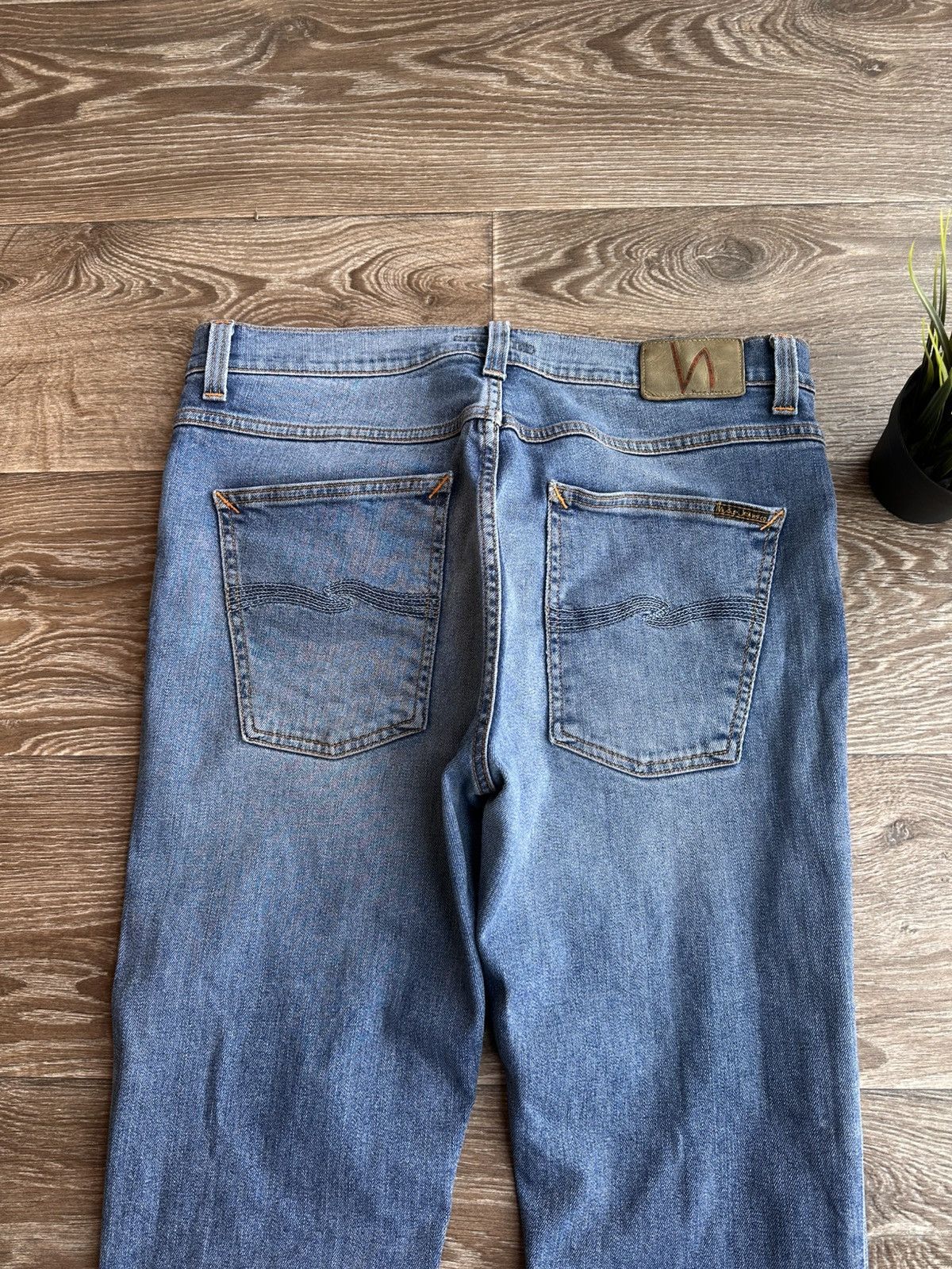 Nudie Jeans 🔥 Nudie Jeans Drim Tim Slim Fit Denim Skinny Jeans Pants Size US 34 / EU 50 - 2 Thumbnail