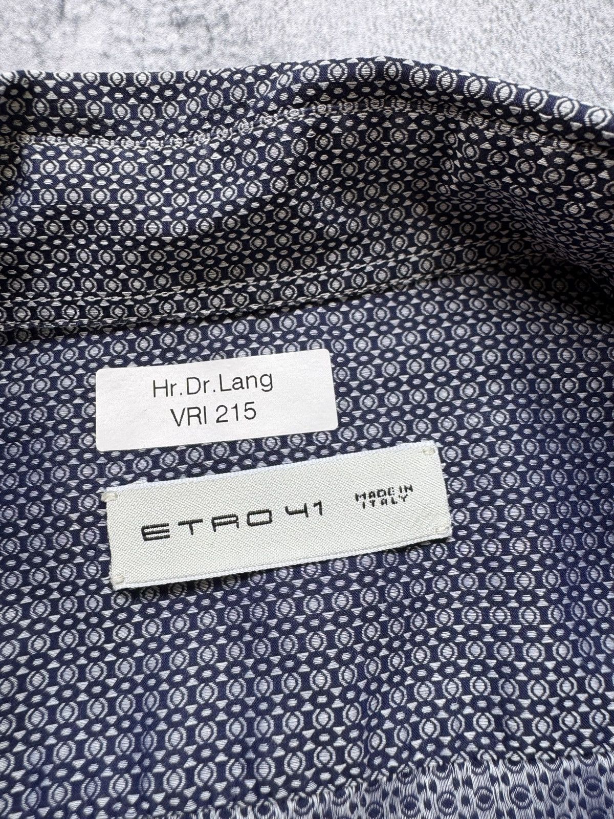 Etro Etro shirt long sleeve Size US L / EU 52-54 / 3 - 4 Thumbnail