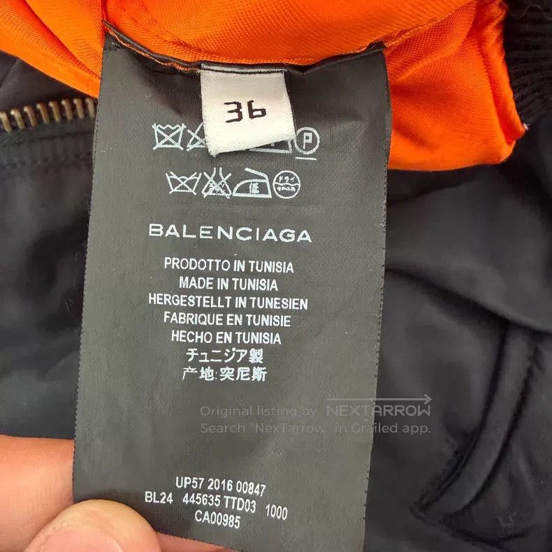 Balenciaga Balenciaga Black Flight Jacket Size XS / US 0-2 / IT 36-38 - 5 Thumbnail