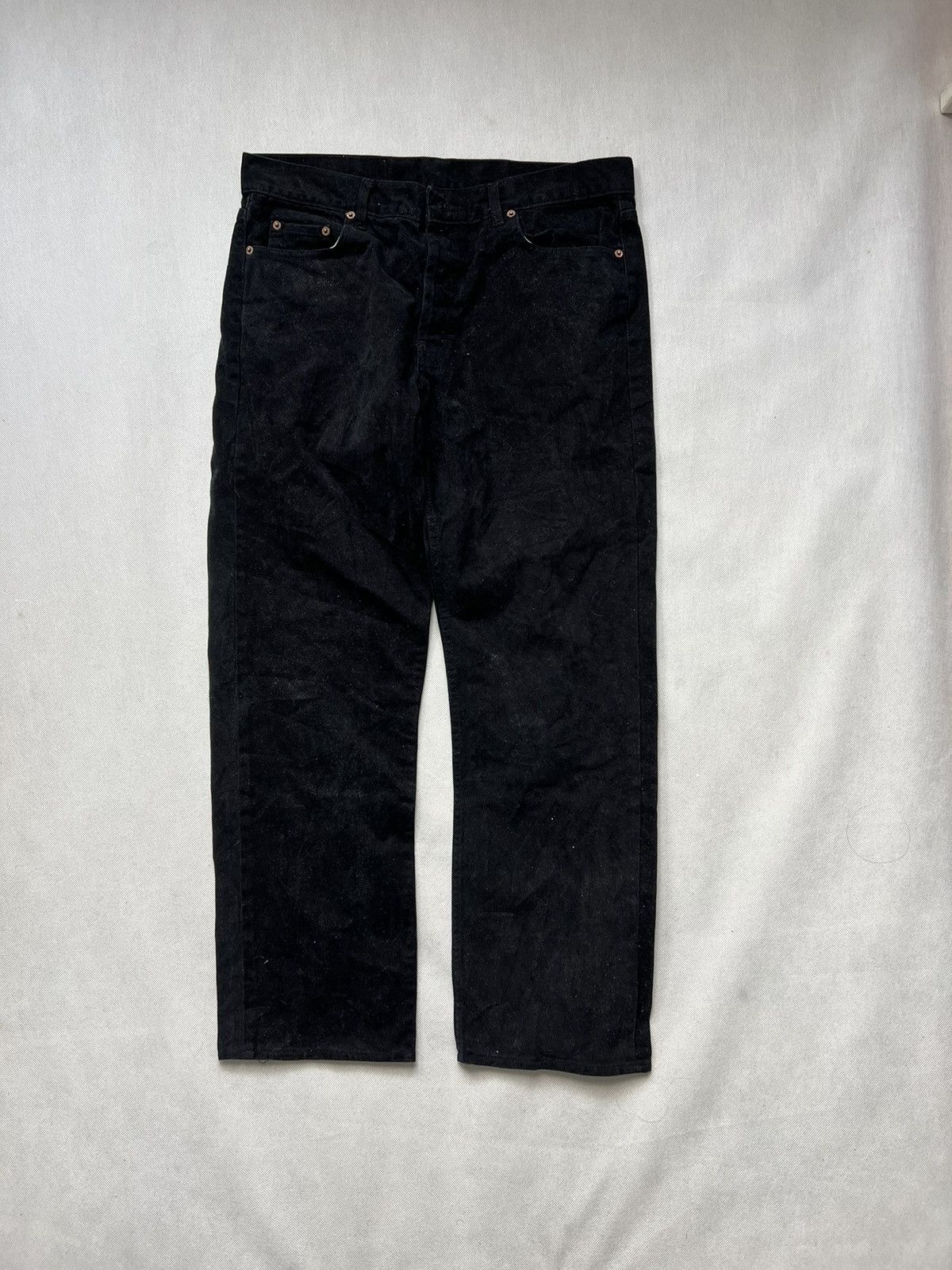 Levi's × Vintage Pants Levi’s 501 Vintage 90’s Black Size US 36 / EU 52 - 2 Thumbnail