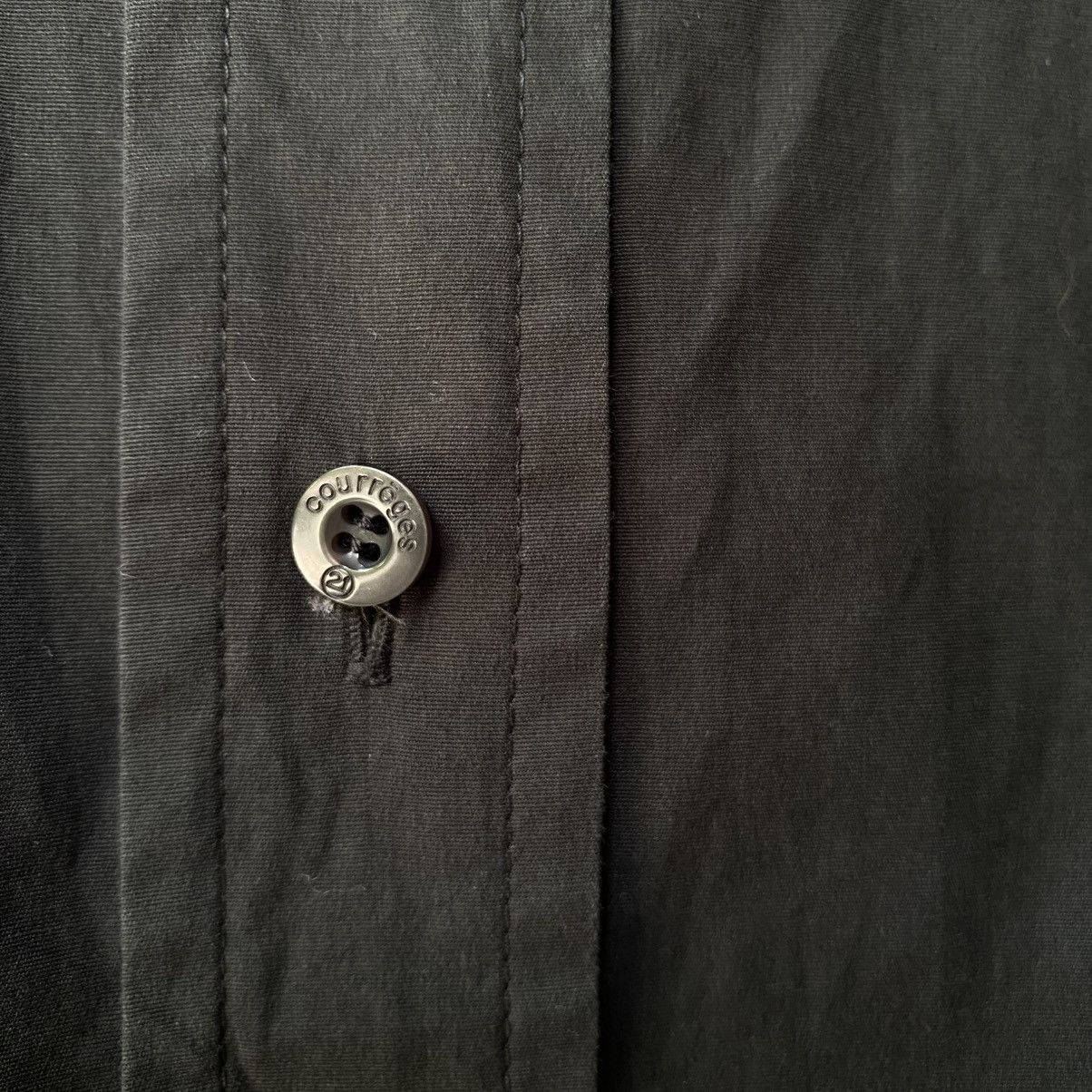 Courreges Courreges Black Fitted Elegant Collar Shirt Size XS / US 0-2 / IT 36-38 - 7 Thumbnail