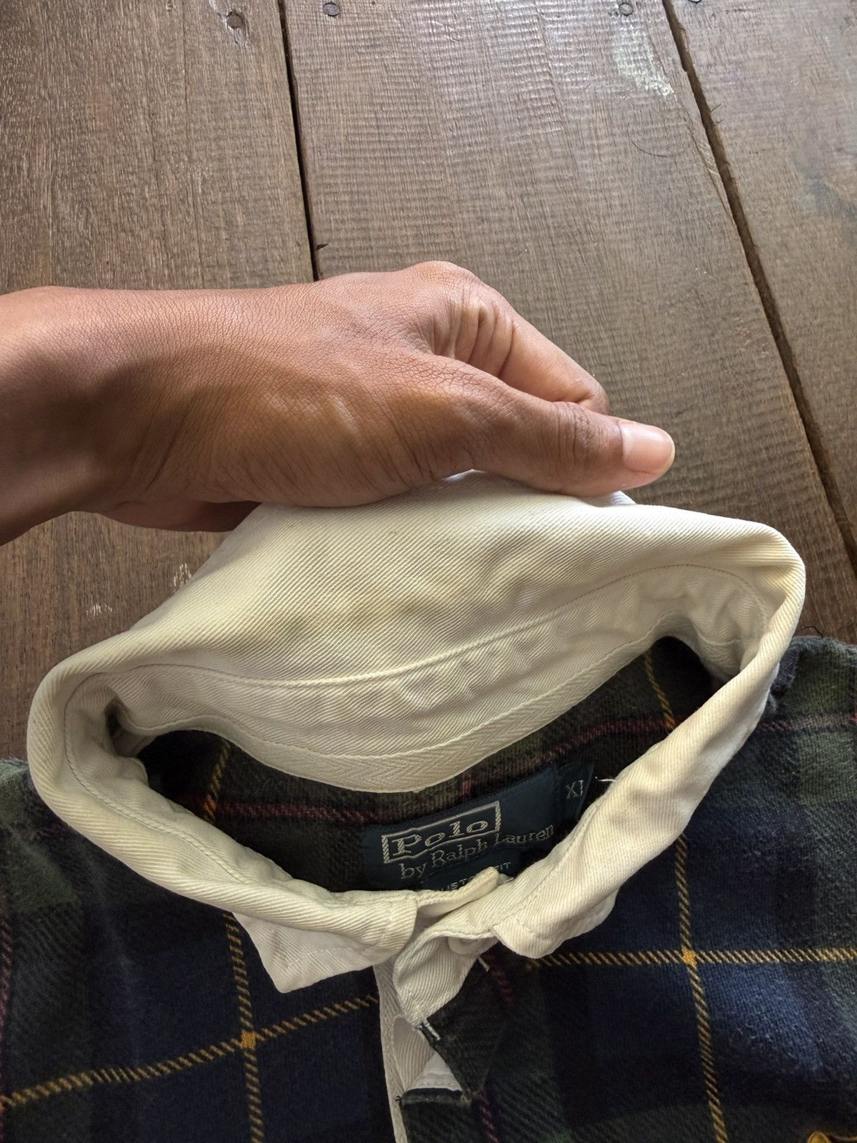 Polo Ralph Lauren Vintage Polo Ralph Lauren Mercer Plaid Rugby Shirt Size US XL / EU 56 / 4 - 8 Thumbnail