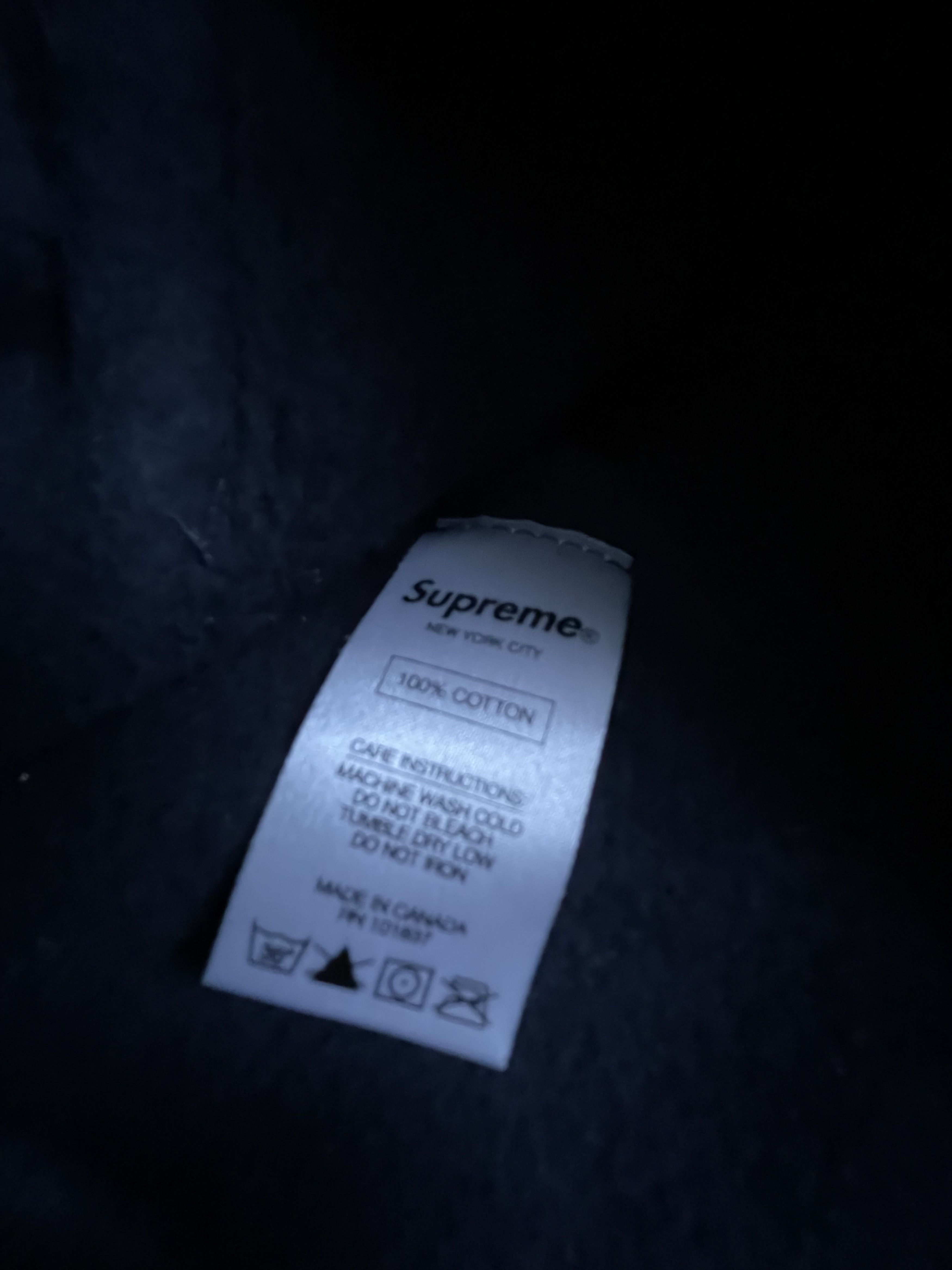 Supreme FW14 Navy Tonal Box Logo Pullover Hooded Sweatshirt Size US S / EU 44-46 / 1 - 8 Thumbnail