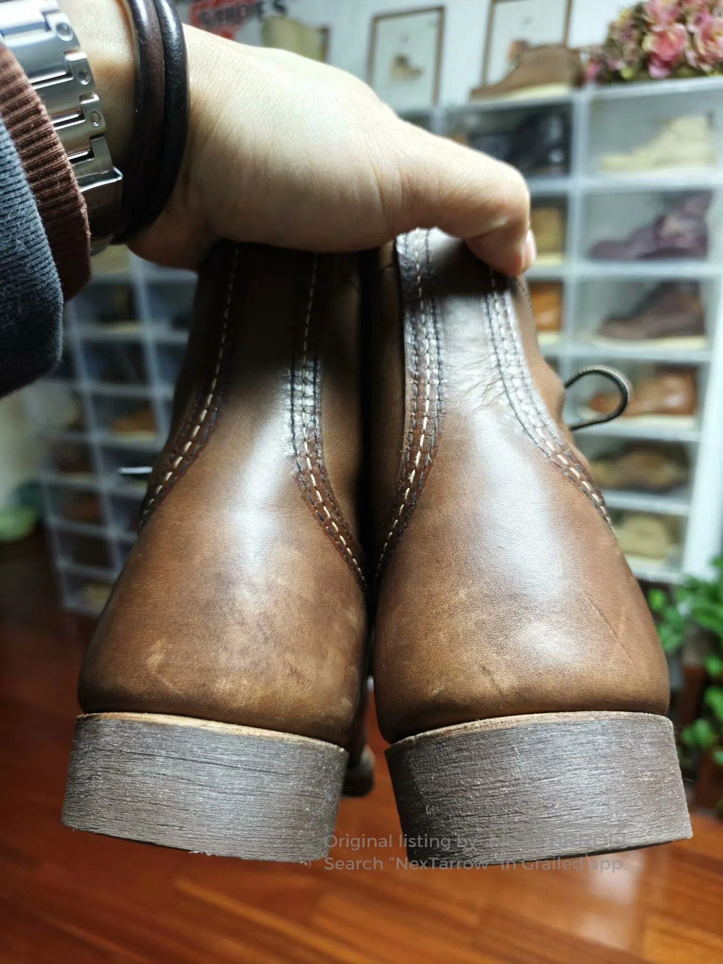 Red Wing Red Wing 8111 Brown Work Boot. Size US 7.5 / EU 40-41 - 7 Thumbnail