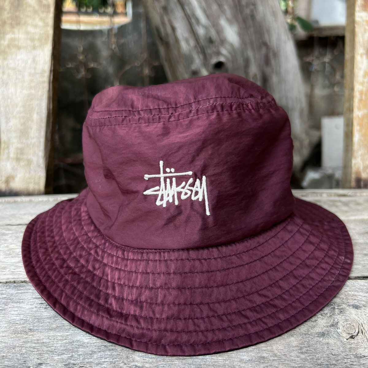 Stussy Stussy classic logo reversible 2ways bucket hat Size ONE SIZE - 4 Thumbnail