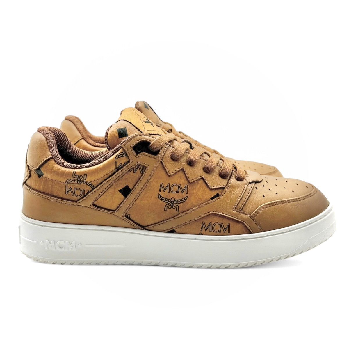 MCM MCM Neo Terrain Visetos Low-Top Sneakers Size US 8.5 / EU 41-42 - 5 Thumbnail