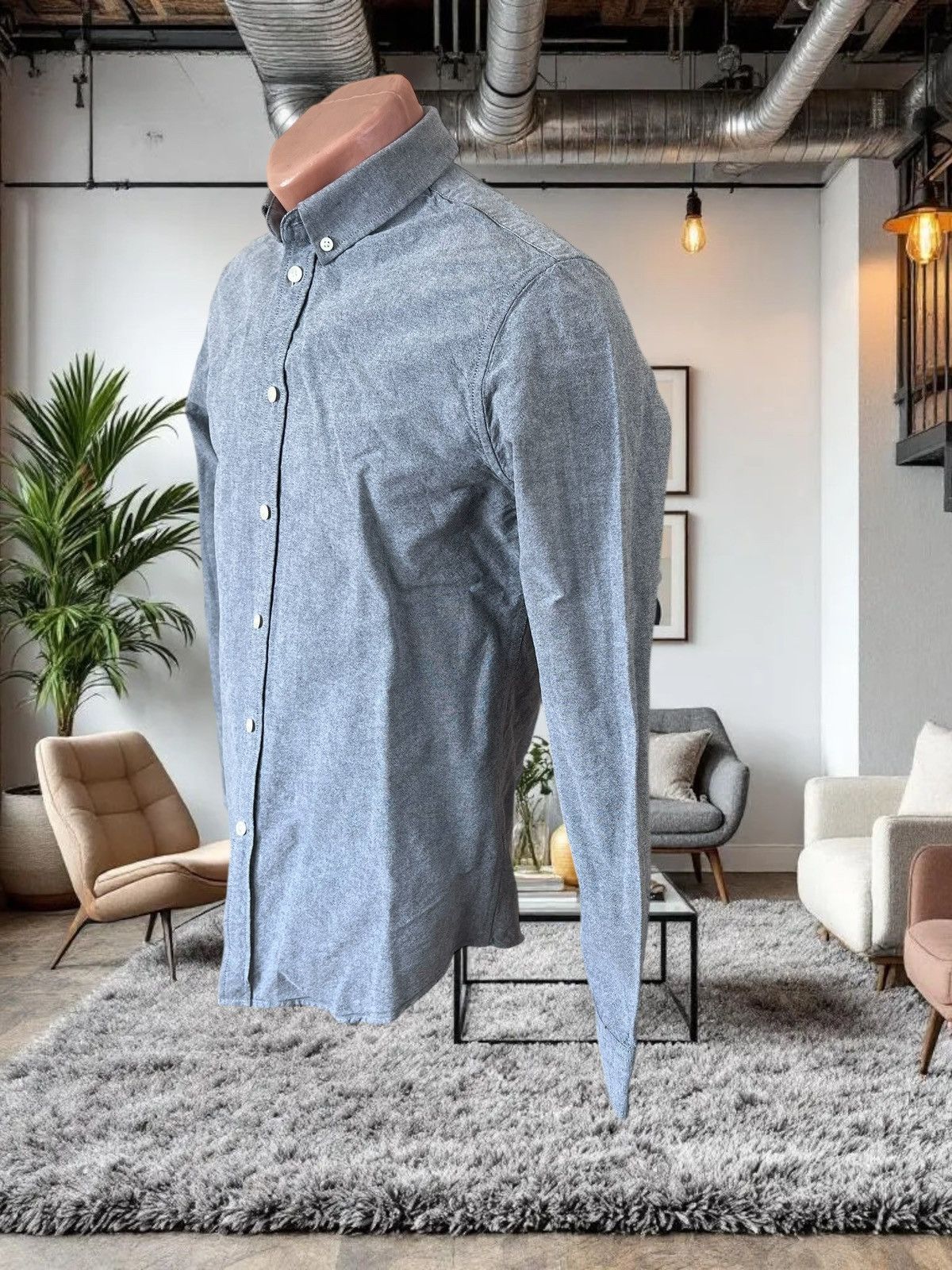 Samsoe Samsoe Samsoe Samsoe Liam BX grey shirt size S Size US S / EU 44-46 / 1 - 4 Thumbnail