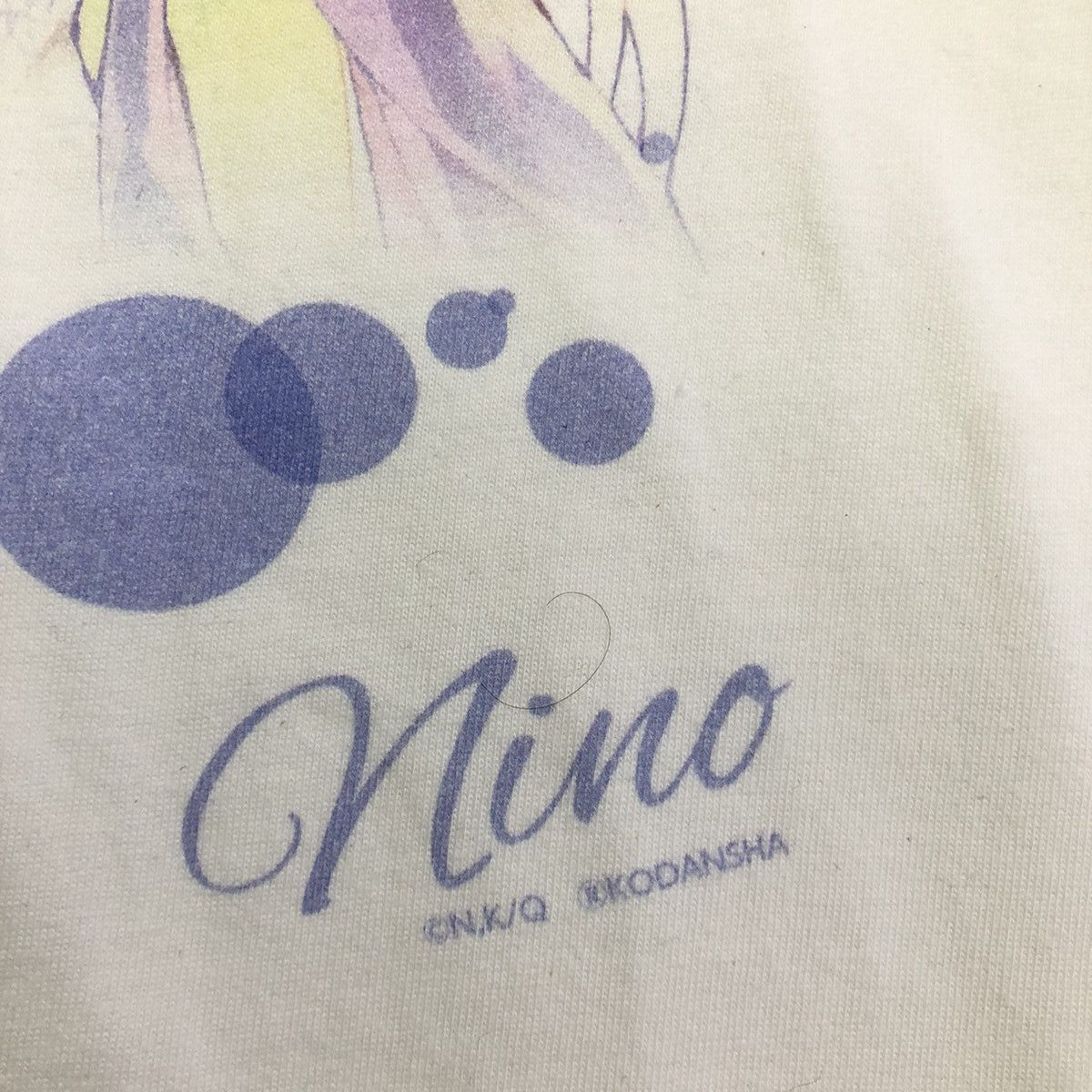 Anime Gotoubun No Hanayome Nino Anime Character Weeb Tshirt Size US L / EU 52-54 / 3 - 5 Thumbnail