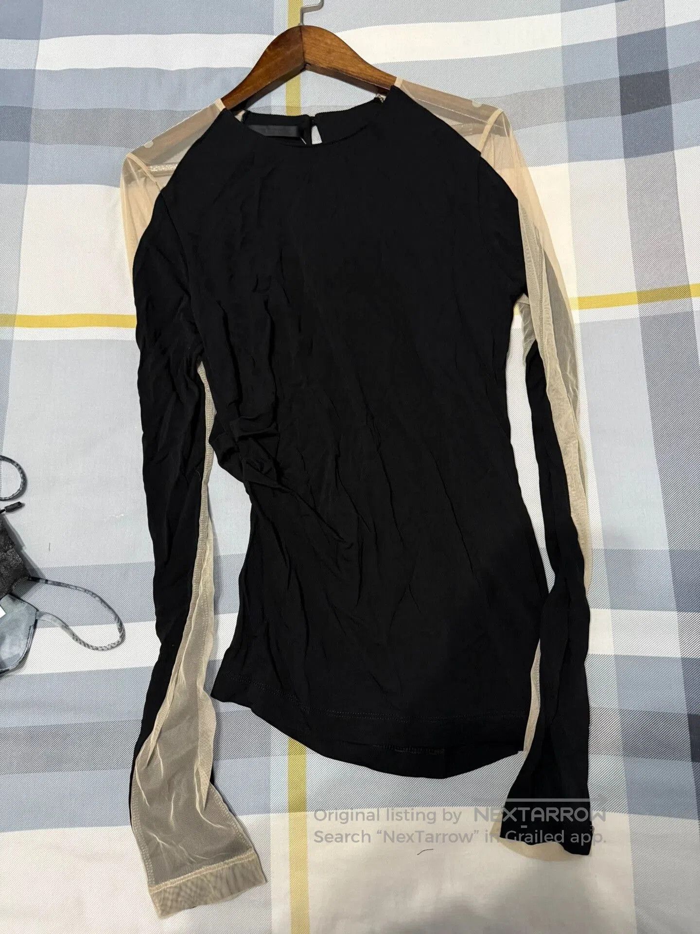Helmut Lang Helmut Lang Sheer Panel Top. Size S / US 4 / IT 40 - 5 Thumbnail